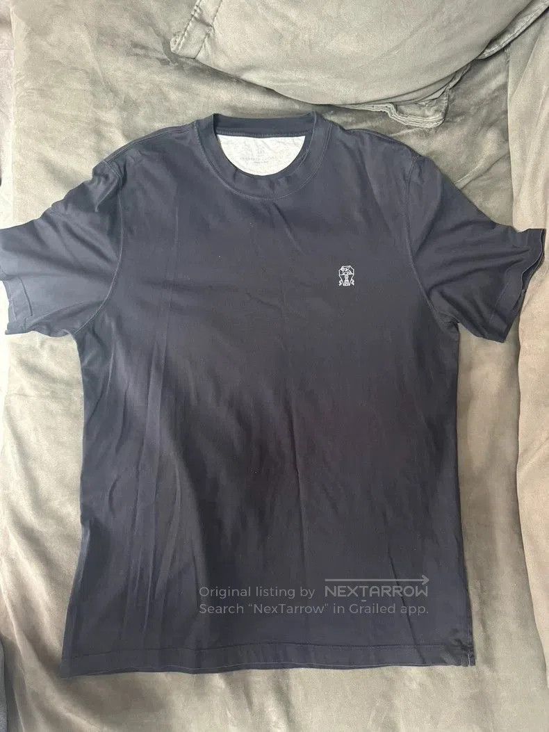 Brunello Cucinelli Brunello Cucinelli Classic Short Sleeve Tee. Size US XL / EU 56 / 4 - 1 Thumbnail