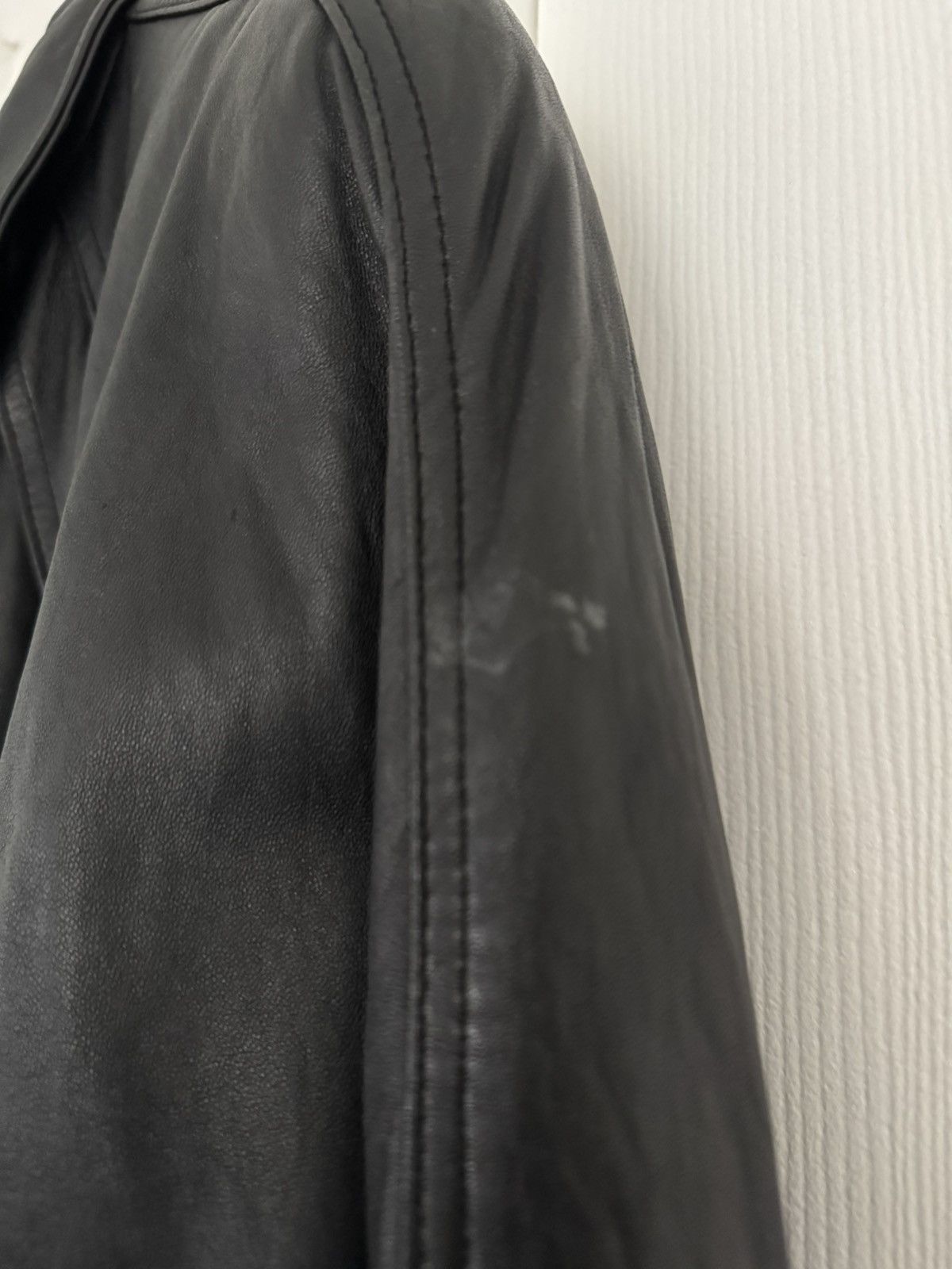 Vintage Vintage Black leather Jacket. Size US L / EU 52-54 / 3 - 11 Thumbnail