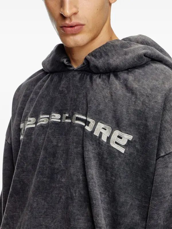 Diesel o1mle0426 S-Fishy Sweatshirt Hoodies in Gray Size US L / EU 52-54 / 3 - 4 Thumbnail