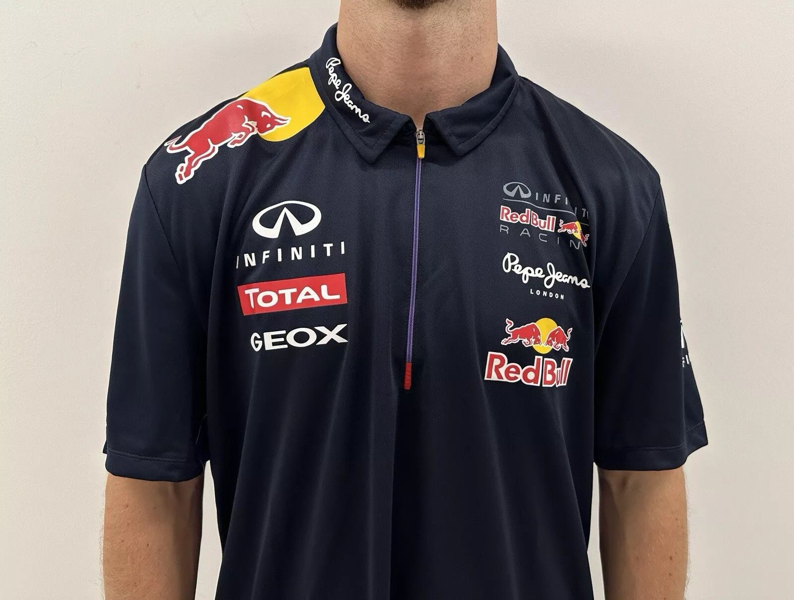 Pepe Jeans Red Bull Racing T-Shirt Jersey Mens Formula 1 F1 Sponsor Size US XXL / EU 58 / 5 - 3 Thumbnail