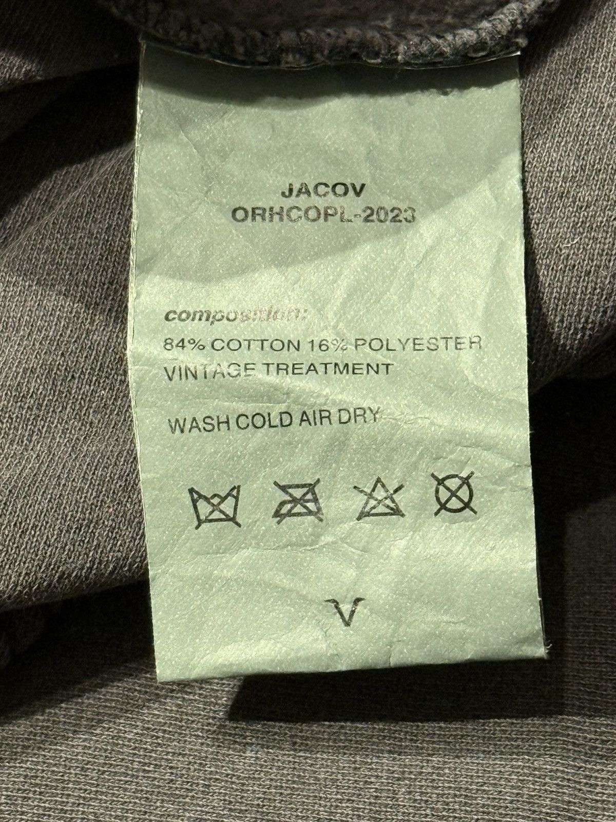 jacov Jacov Oversized Raglan Hoodie SIZE M Size US M / EU 48-50 / 2 - 4 Thumbnail