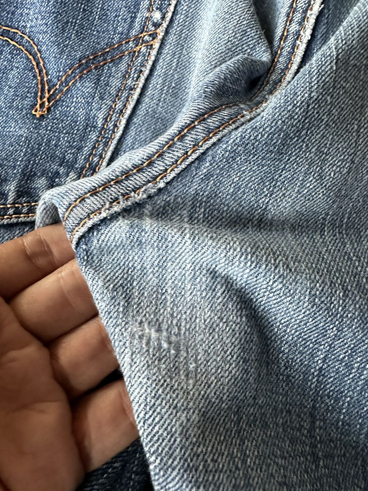 Edwin Vtg Edwin 505zxx Selvedge Redline Faded Denim W31 D411 Size US 31 - 14 Thumbnail