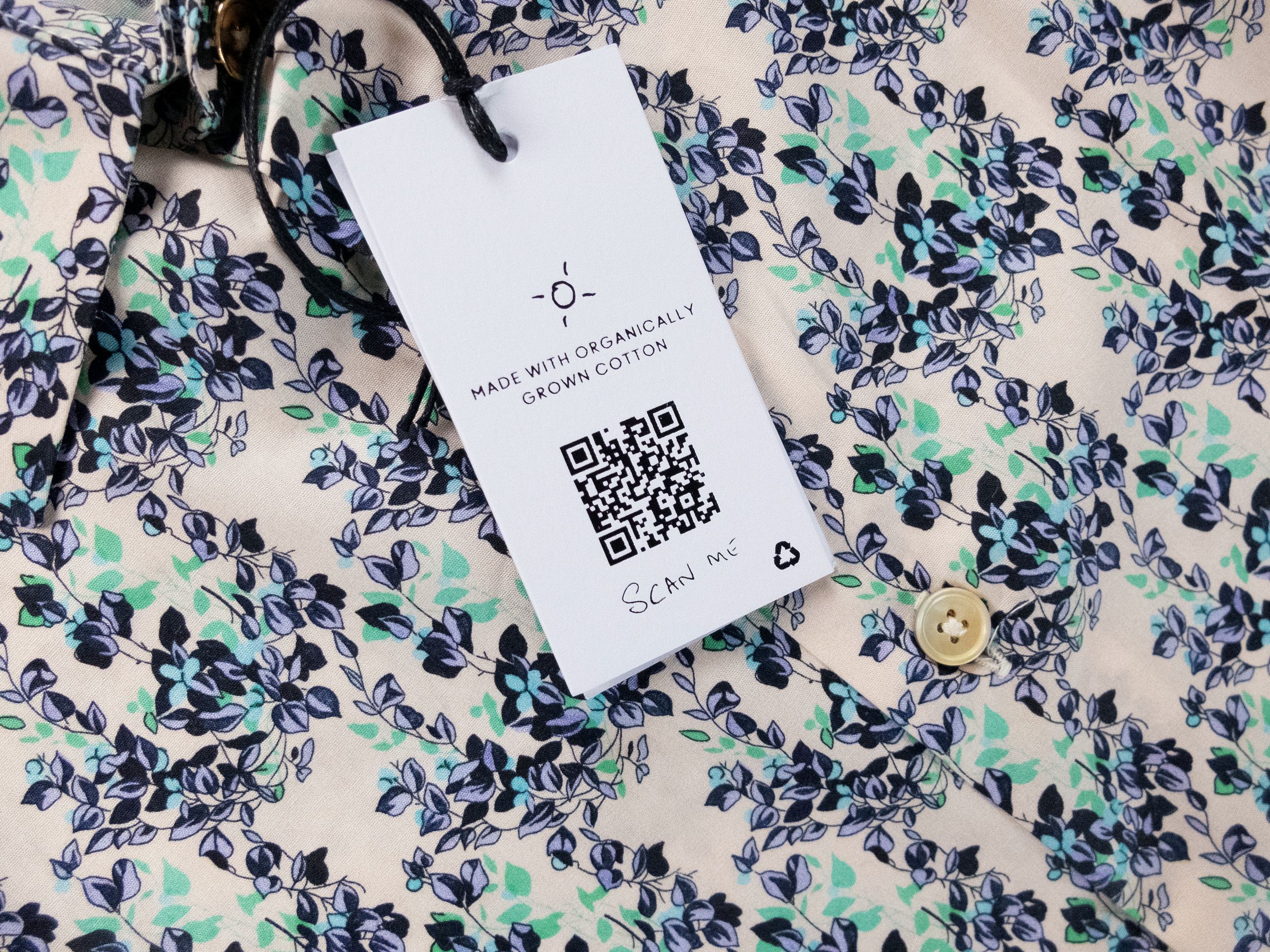 Paul Smith PAUL SMITH mainline ecru white floral print shirt Large Size US L / EU 52-54 / 3 - 6 Thumbnail