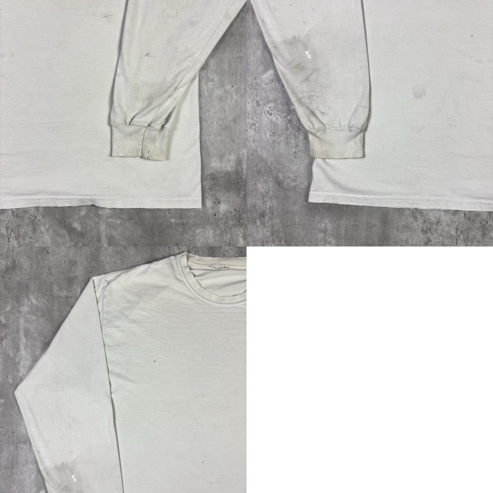 Harley Davidson VINTAGE Harley-Davidson T Shirt White Long Sleeve Biker Size Medium Y2K Mens Shirt Regular Cotton Knit Crew Neck Double-Sided Size US M / EU 48-50 / 2 - 9 Thumbnail