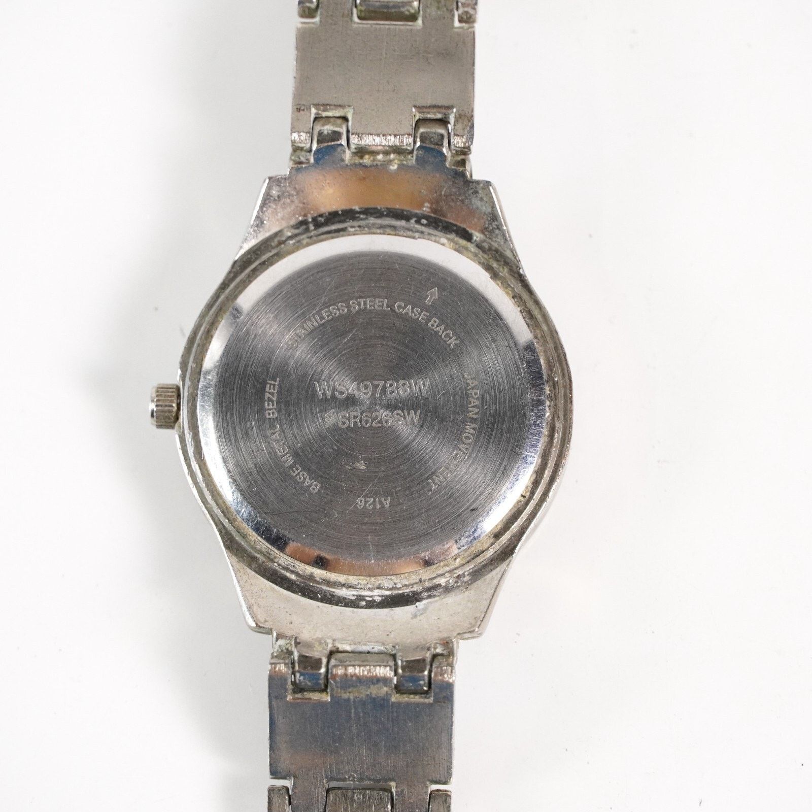 Other Pink Stainless Steel Quartz Crystal Watch Wristwatch Jewelry Size ONE SIZE - 5 Thumbnail