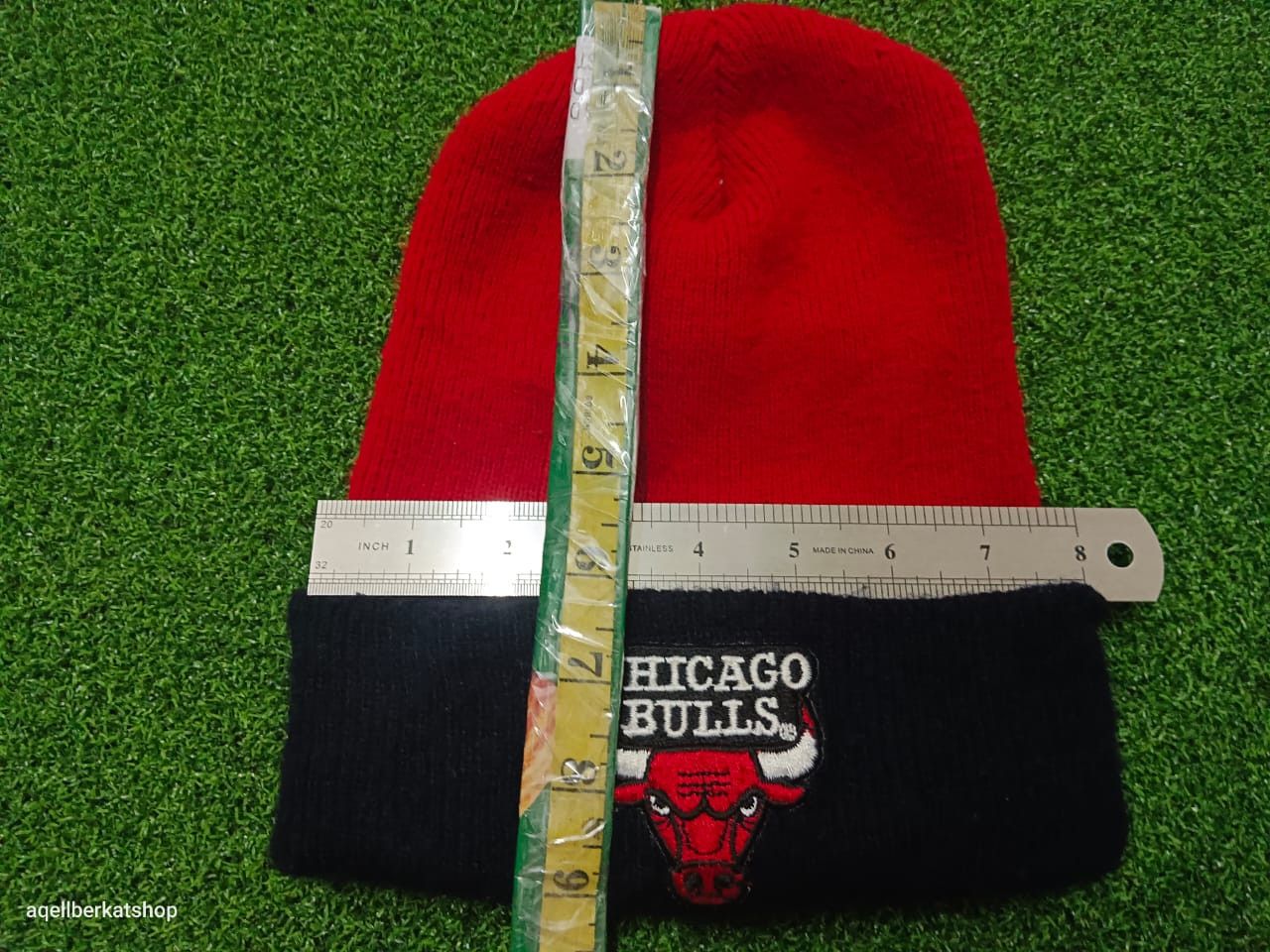Other CHICAGO BULLS Embroidered Beanie (Red/Dark Blue) Size ONE SIZE - 7 Thumbnail