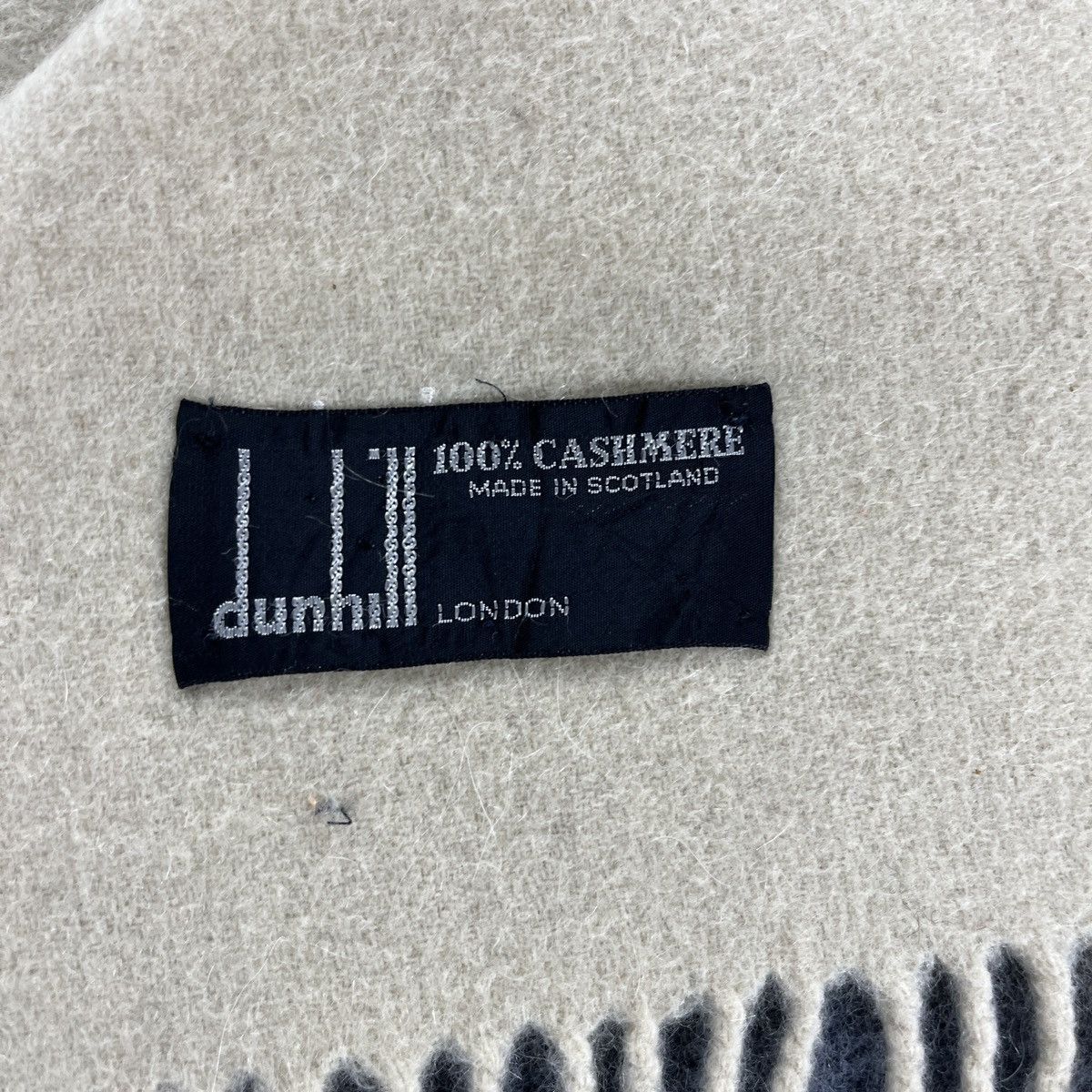 Other × Vintage Dunhill Cashmere Scarf / Muffler / Neckwear T1379 Size ONE SIZE - 4 Thumbnail