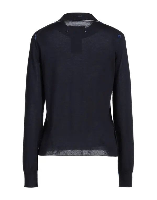 Maison Margiela o1y0625 Crewneck Sweater in Midnight Blue Size M / US 6-8 / IT 42-44 - 2 Thumbnail