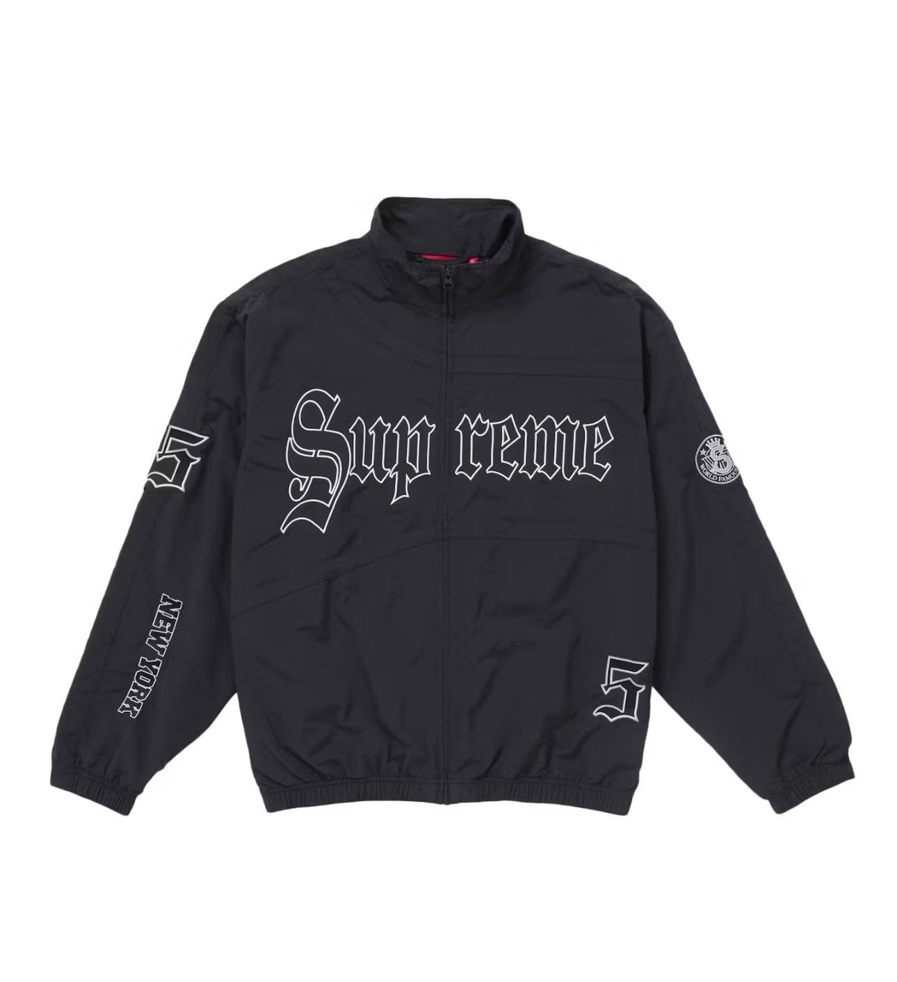 Supreme Contrast Zip Track Jacket (SS25) - $158
