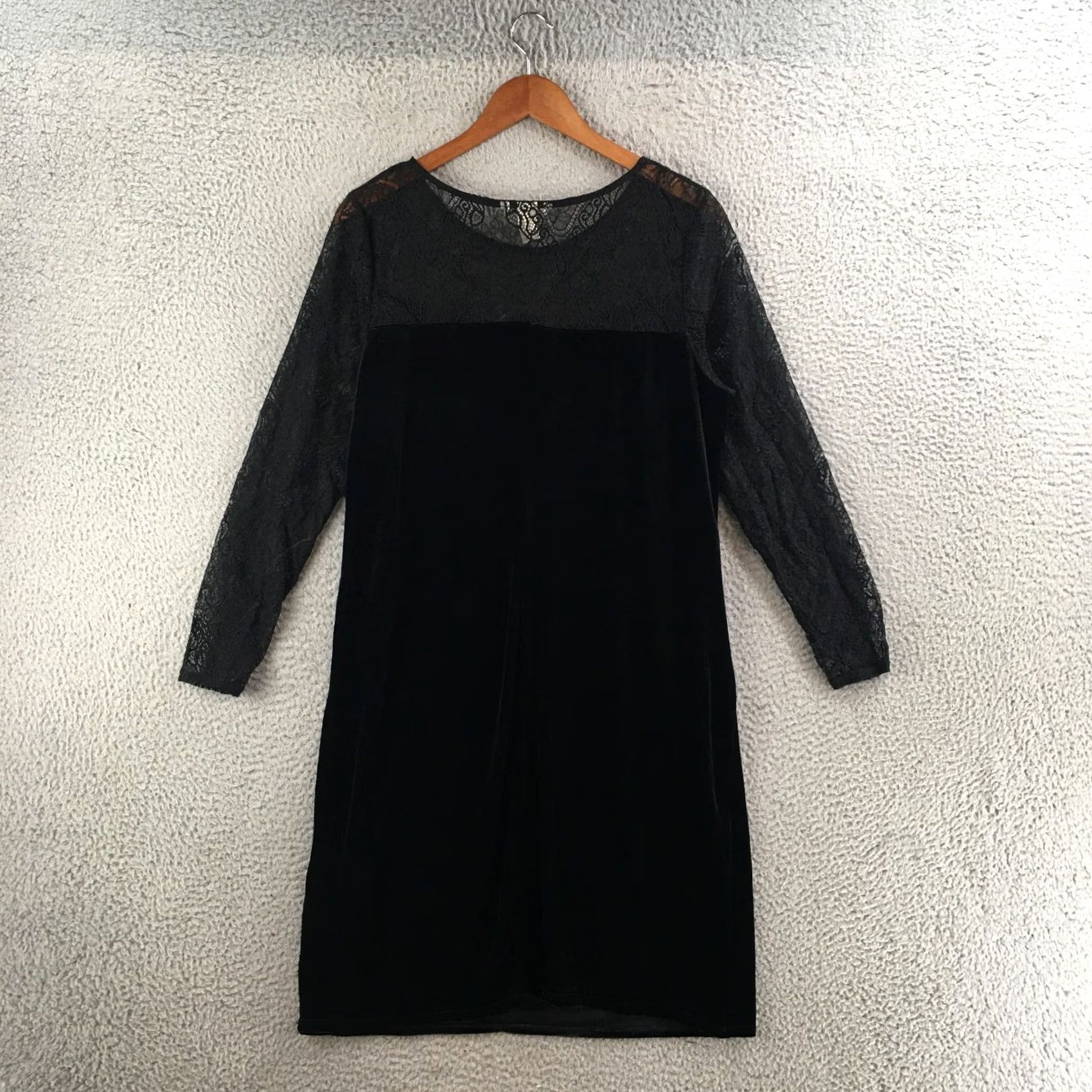 H&M H&M MAMA Dress Womens XL Black Lace Sleeve Sheath Midi Bodycon Stretch Cocktail Size XL / US 12-14 / IT 48-50 - 7 Thumbnail