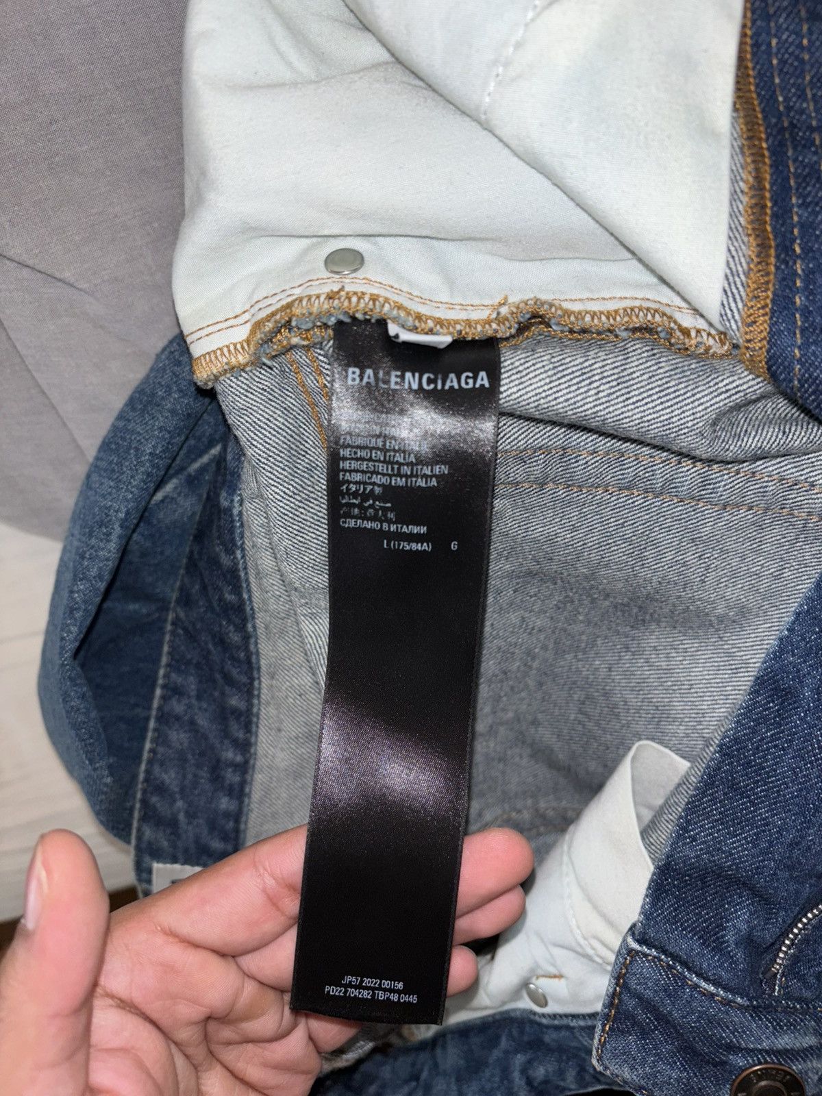 Balenciaga Balenciaga Pull-Up Denim Fall 22 Size US 34 / EU 50 - 9 Thumbnail