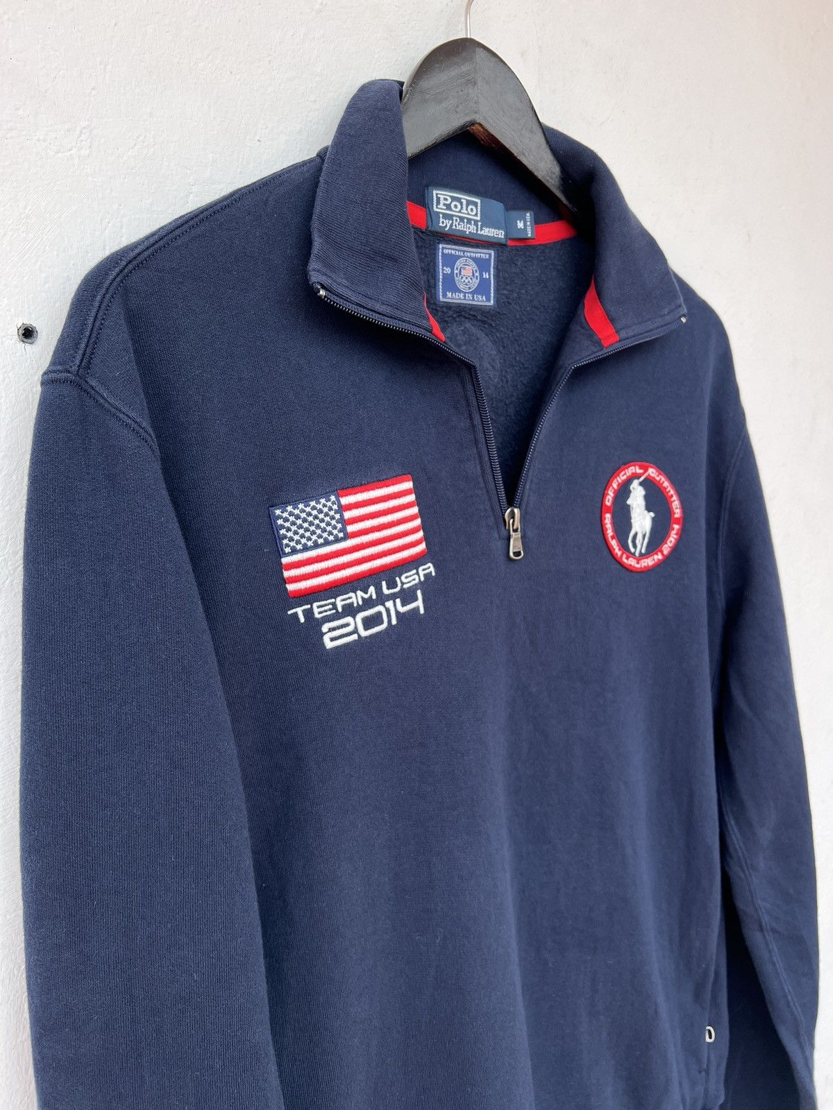 Polo Ralph Lauren Polo Ralph Lauren USA Olympic Team Sweatshirt M Navy Cotton Size US M / EU 48-50 / 2 - 4 Thumbnail