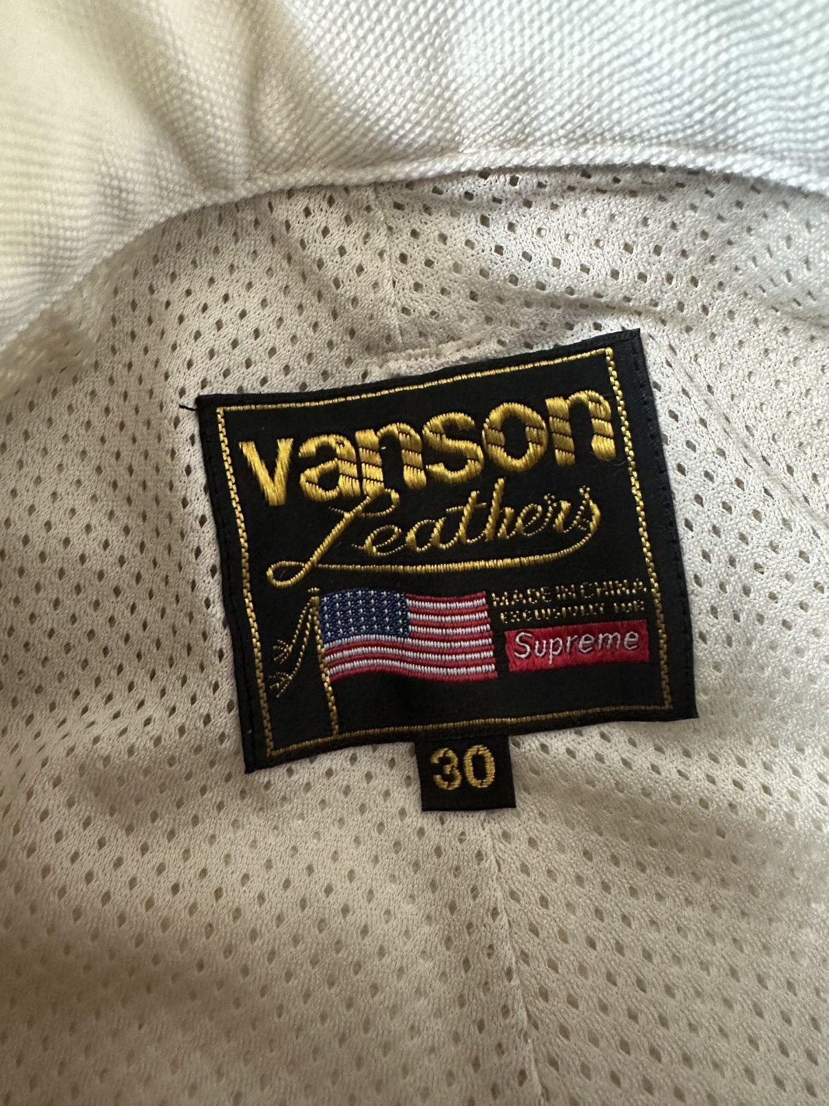 Supreme × Vanson Leathers SUPREME X VANSON LEATHERS CORDURA COTTON PANT WHITE 30 Size US 30 / EU 46 - 9 Thumbnail