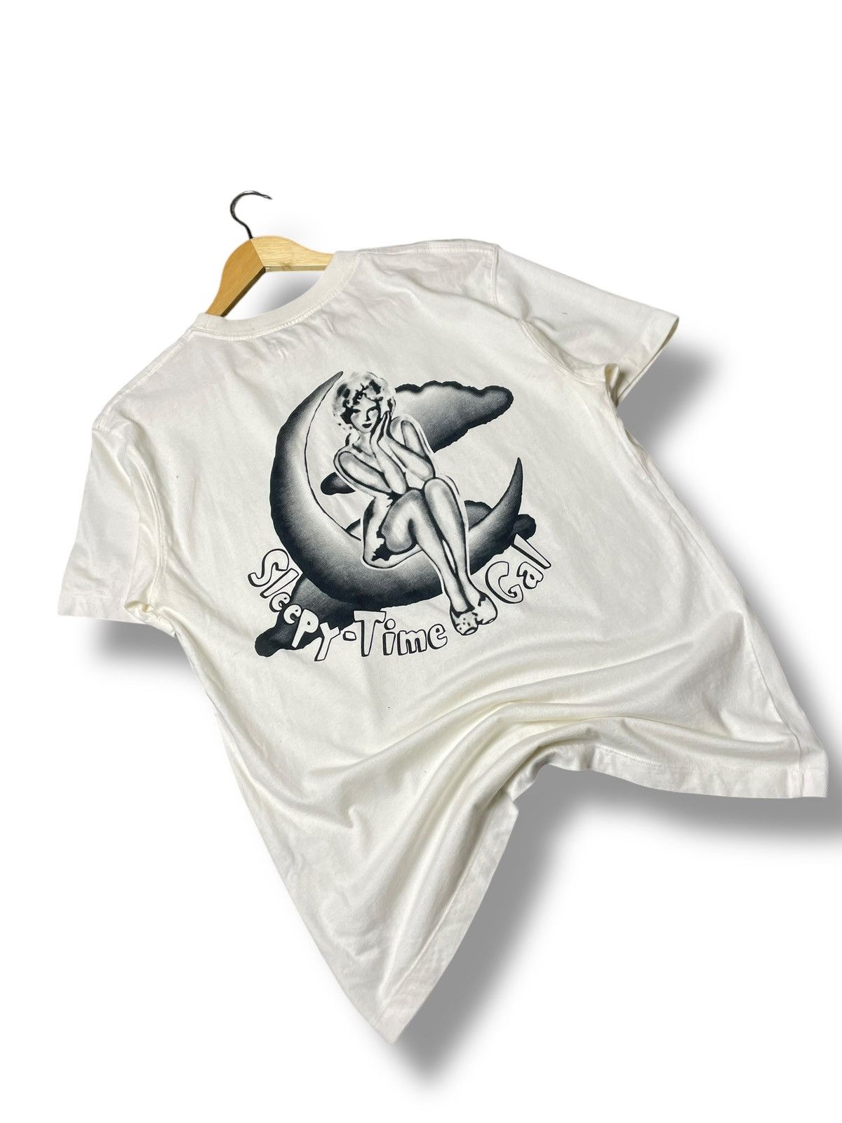 Avirex × Vintage Vintage AVIREX Sleepy Gal Time T-shirt (72) Size US XXS / EU 40 - 8 Thumbnail
