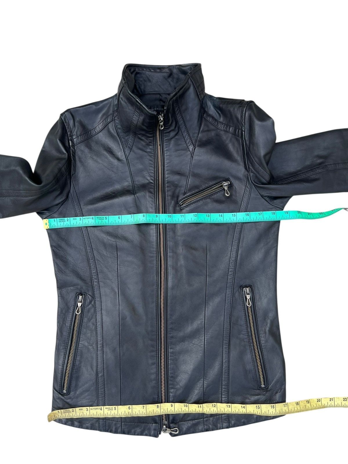Schlussel Schlussel Japan Patina Sheepskin Leather Jacket Size US S / EU 44-46 / 1 - 4 Thumbnail