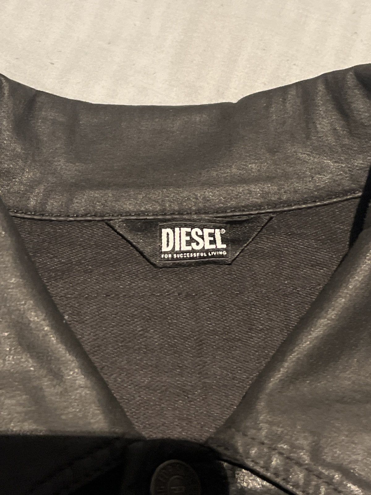 Diesel DIESEL WAXED LEATHER JACKET Size US S / EU 44-46 / 1 - 3 Thumbnail
