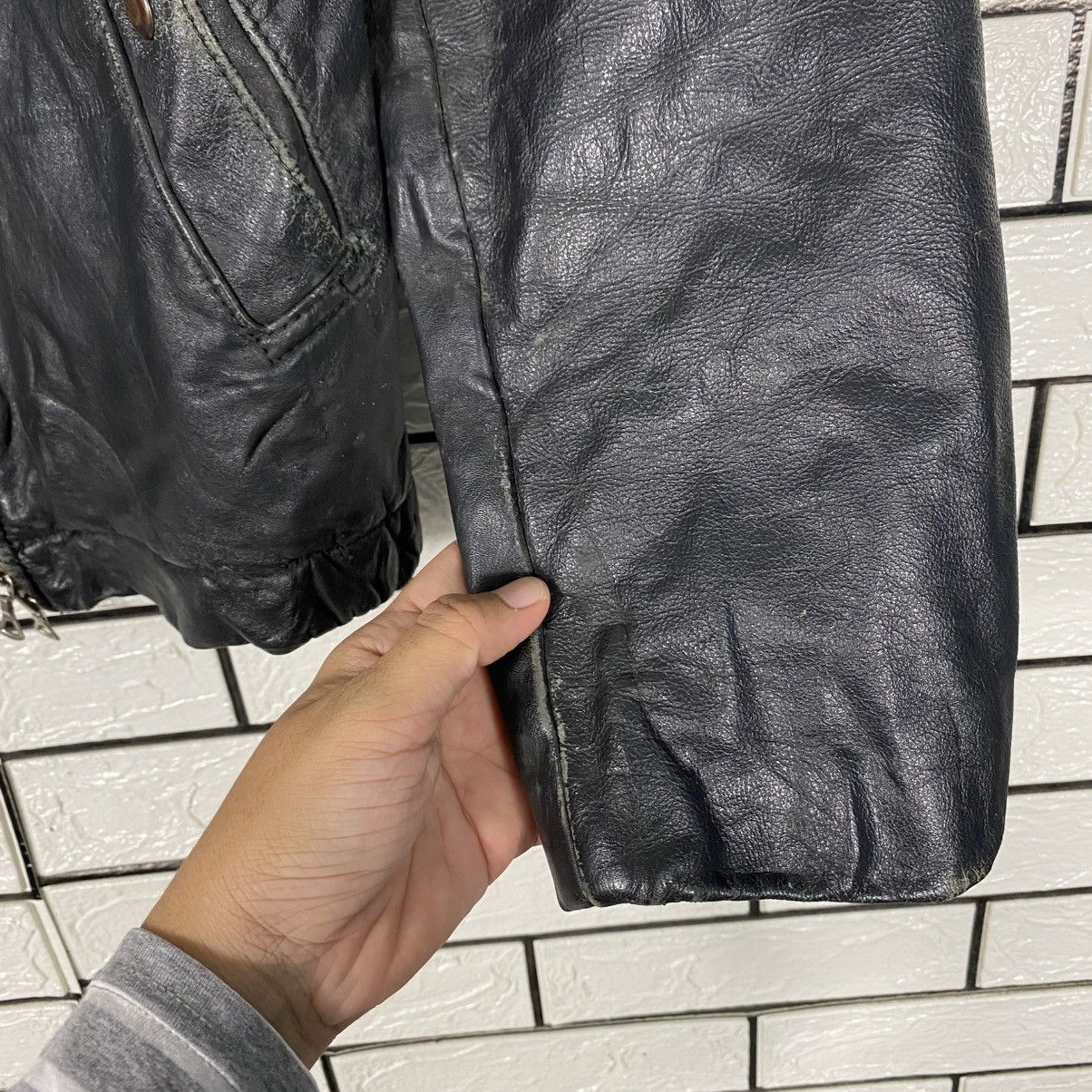 Japanese Brand Rare Vintage Pierre Jacques Genuine Leather Jacket Size US S / EU 44-46 / 1 - 16 Thumbnail