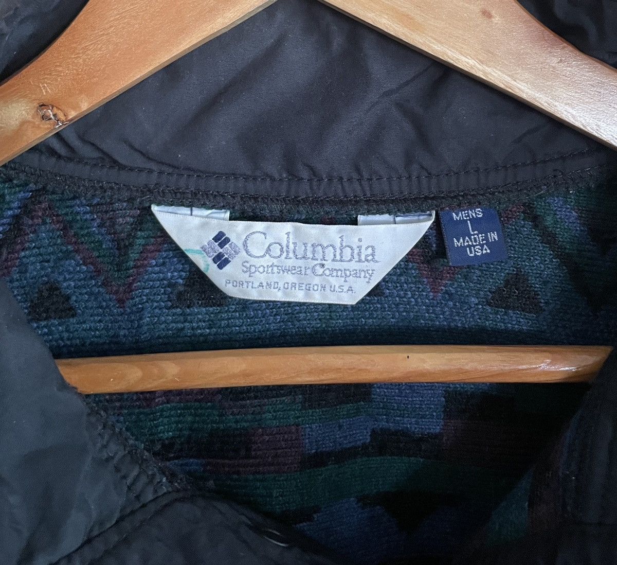 Columbia Very Rare Vintage Columbia Made In Usa Navajo Fleece 1980s Size US L / EU 52-54 / 3 - 9 Thumbnail