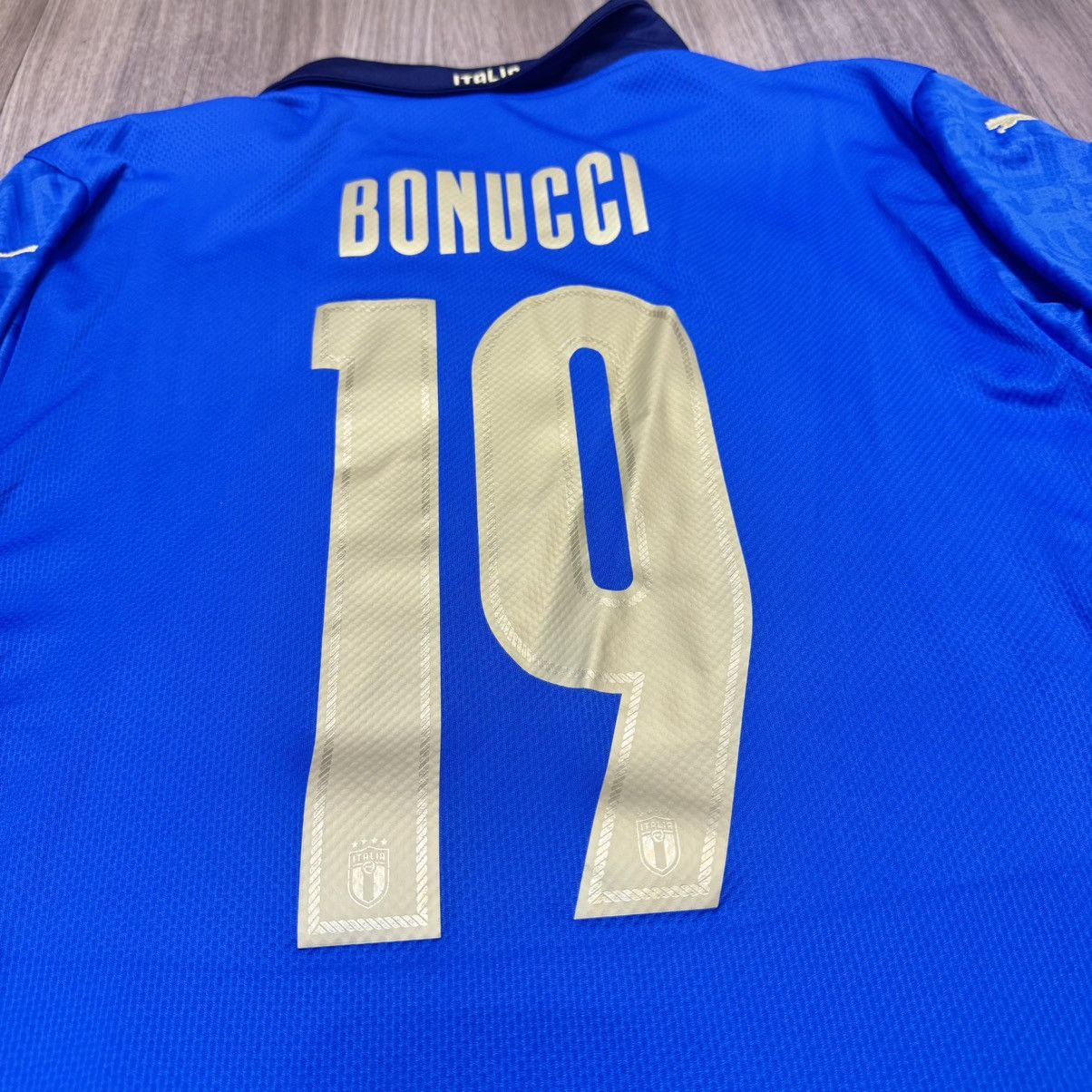 Puma Itlay 20/21 home shirt #19 Bonucci (Bnwt) Size US XL / EU 56 / 4 - 4 Thumbnail