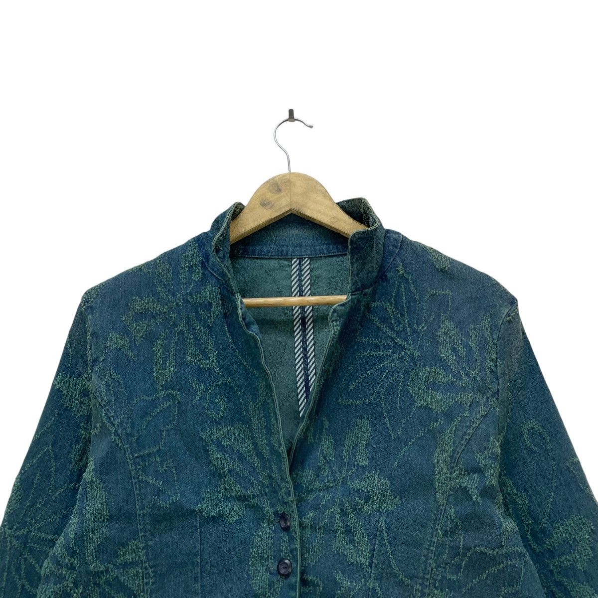 Issey Miyake Claudian Bertolotti Embroidery Jacket Size M / US 6-8 / IT 42-44 - 4 Thumbnail