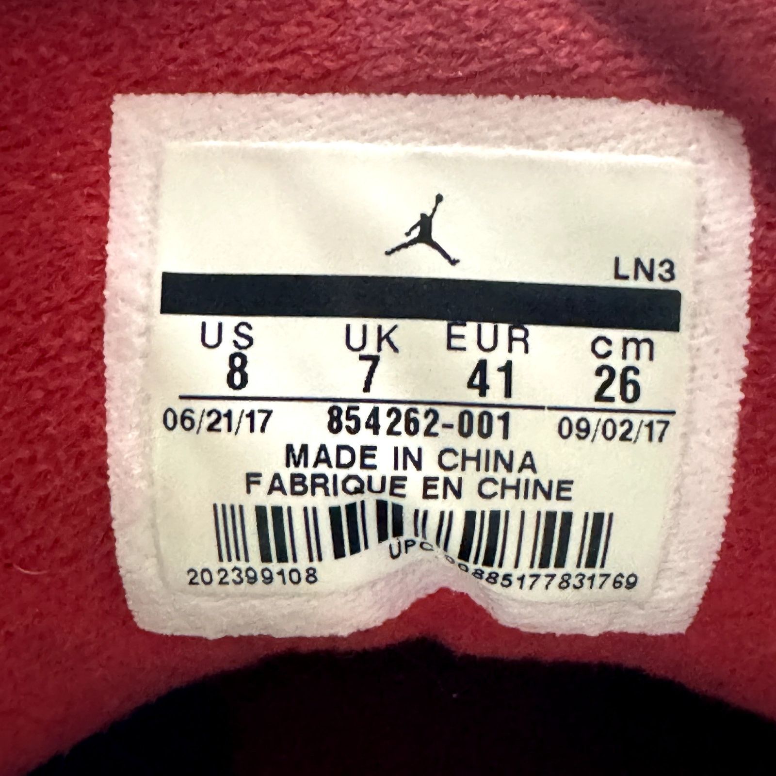 Jordan Brand × Nike Size 8 - Nike Air Jordan 3 Retro OG Black Cement Shoes Size US 8 / EU 41 - 7 Thumbnail