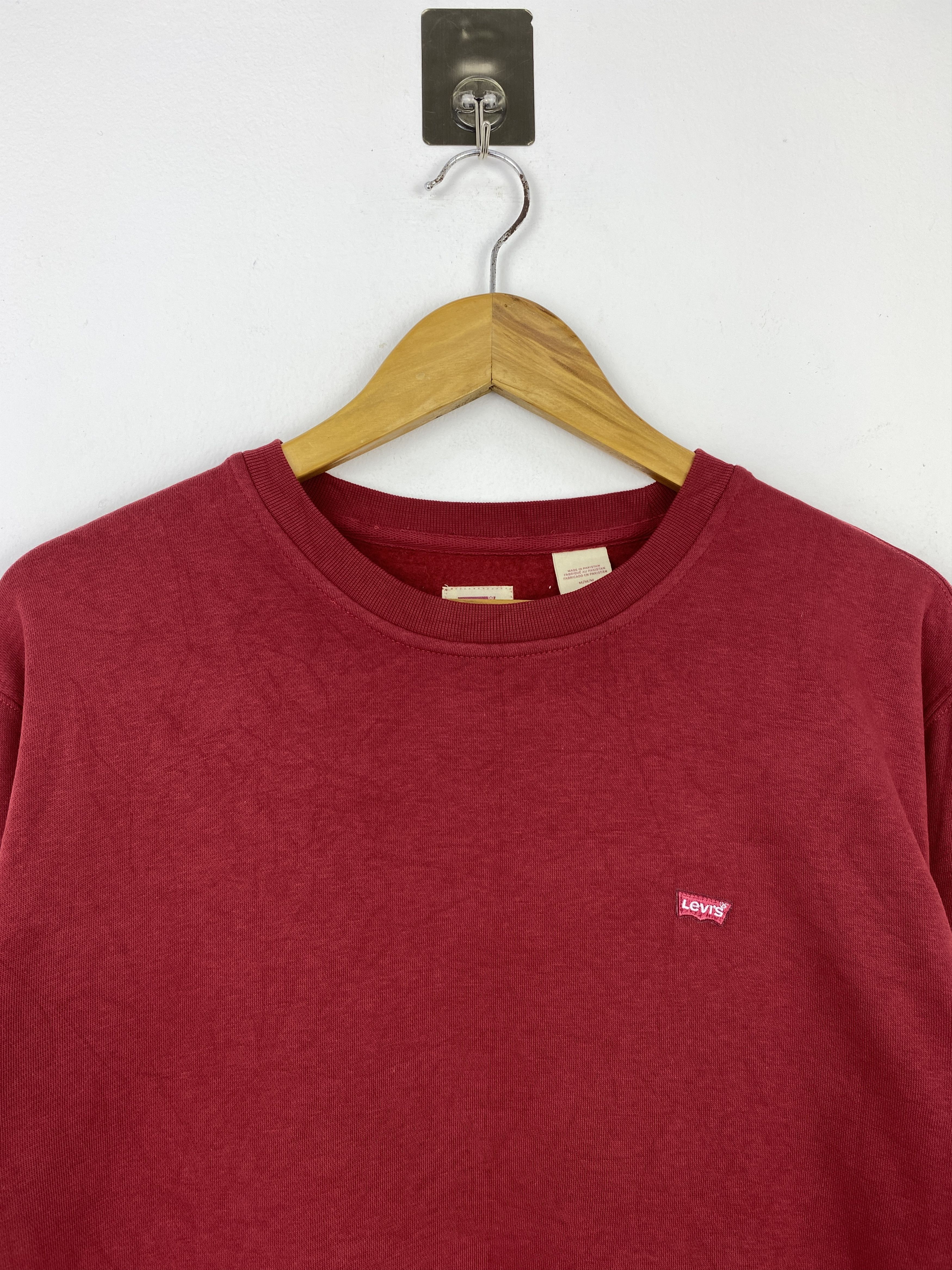 Levi's Levi's Classic Red Batwing Mini Logo Crewneck M BP0034 Size US M / EU 48-50 / 2 - 2 Thumbnail