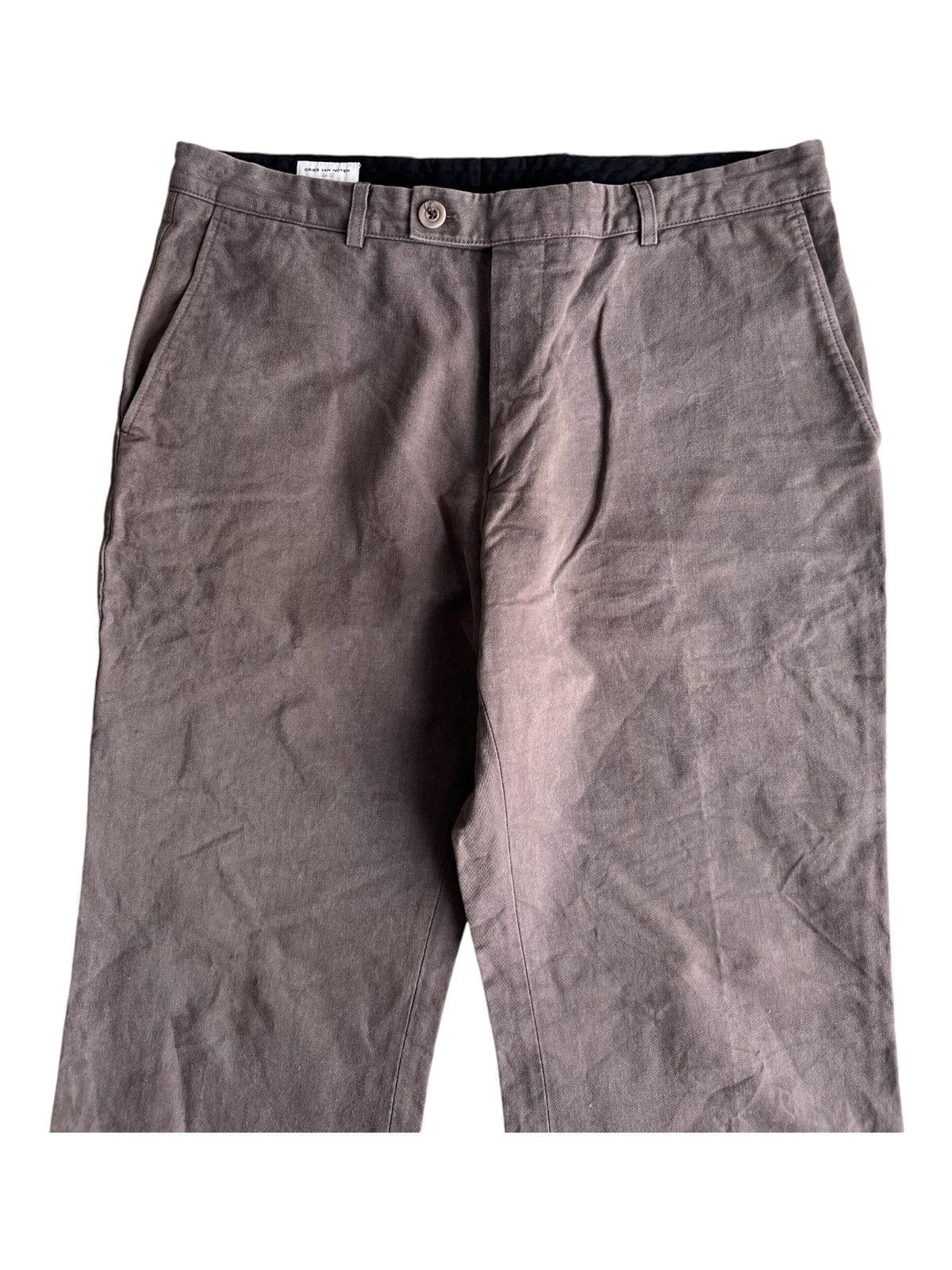 Dries Van Noten Dries van Noten Belgium Baggy Oversized Khaki Pants Size US 34 / EU 50 - 3 Thumbnail