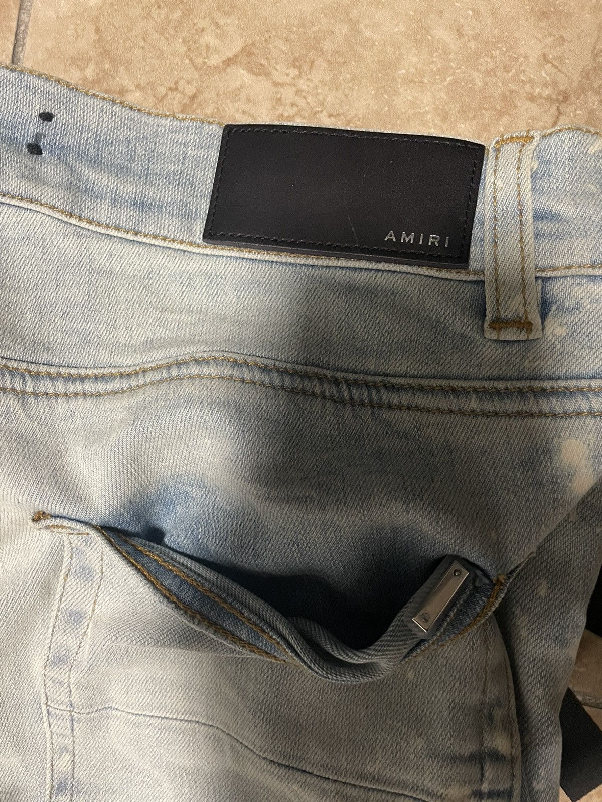 Amiri Amiri/ Bleach Splatter Trasher Mlnus Size US 32 / EU 48 - 5 Thumbnail