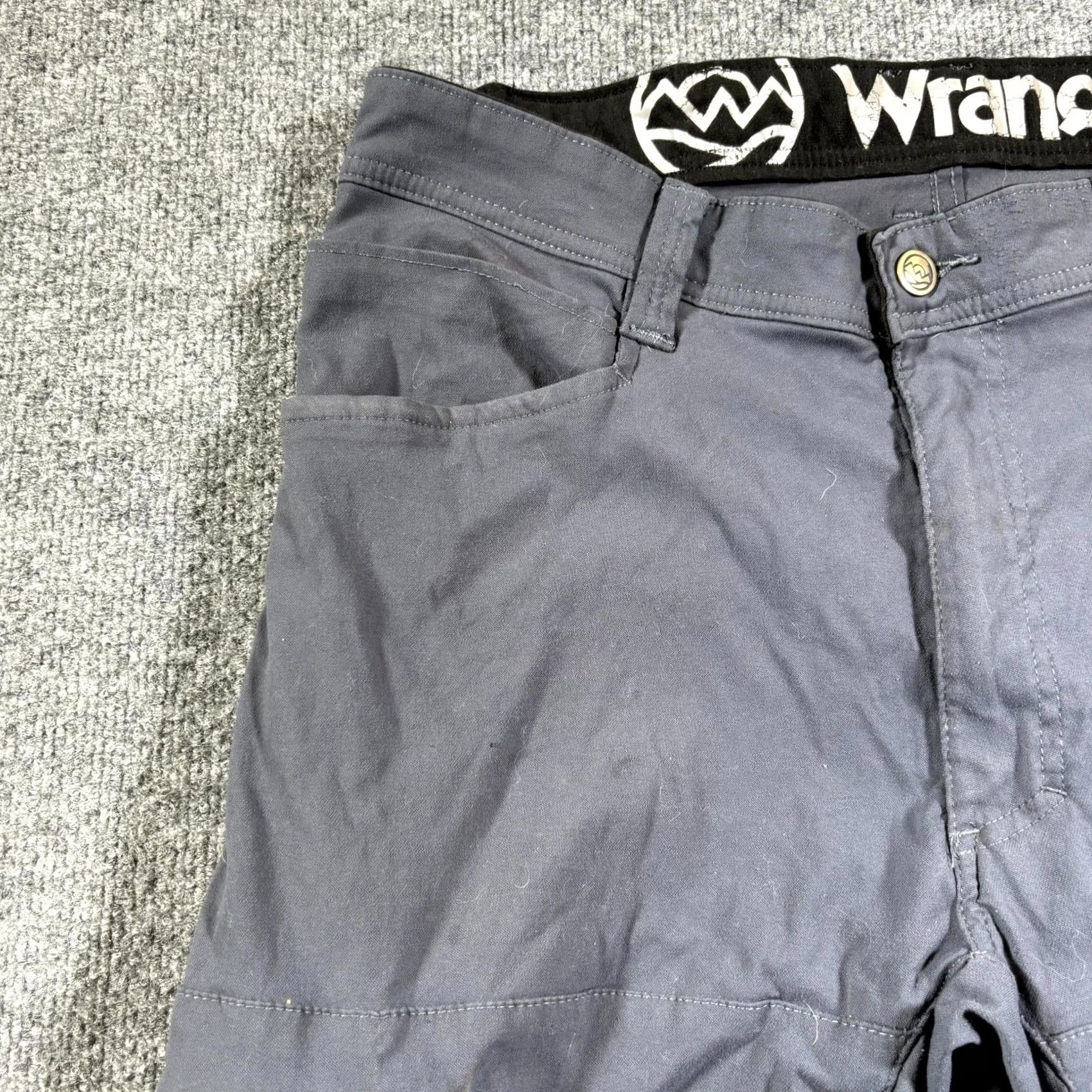 Wrangler Wrangler Windbreaker Pant Men 36x32 Gray Nylon Gorpcore Hiking Camping Stretch Size US 36 / EU 52 - 3 Thumbnail