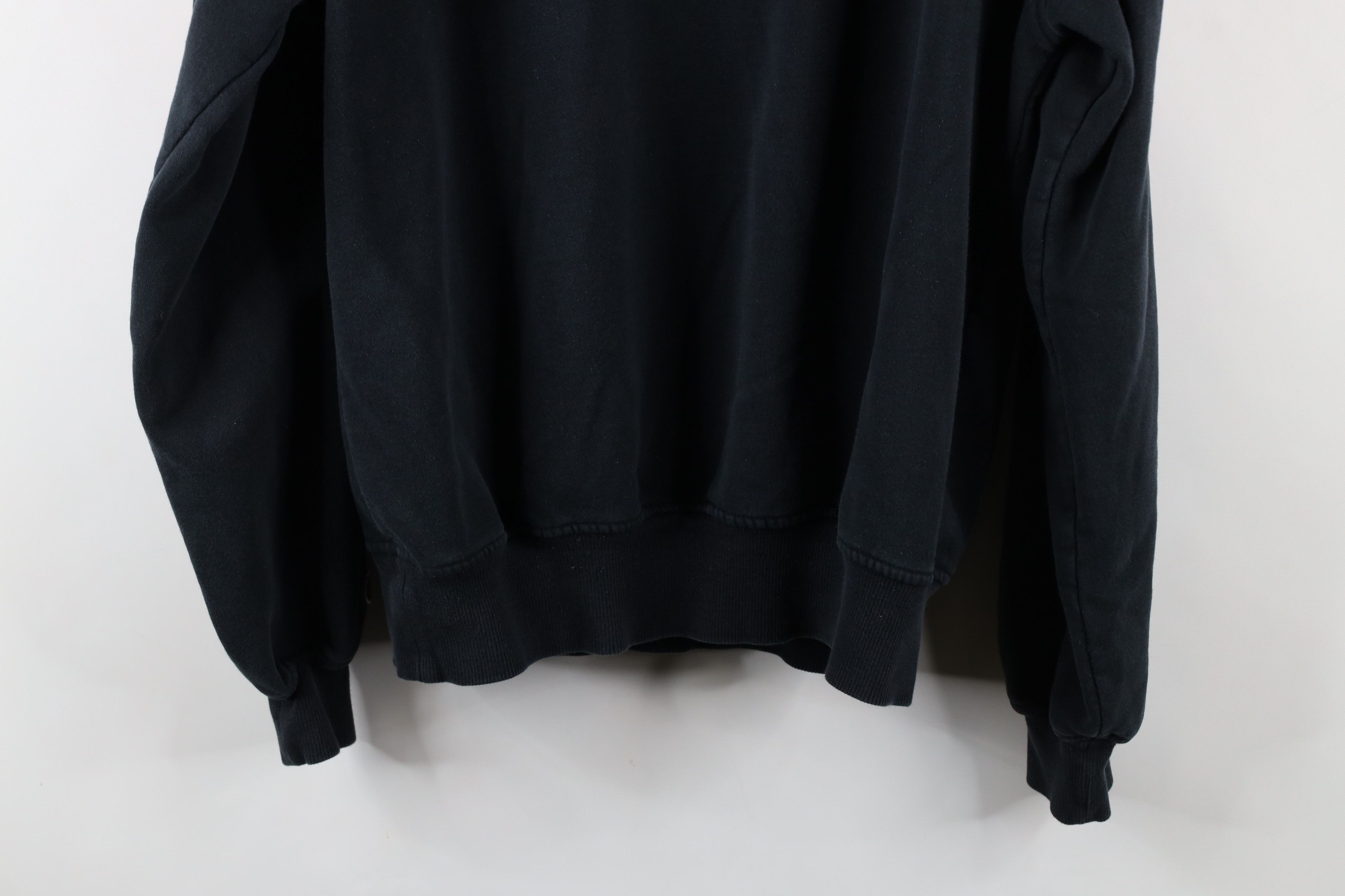 Champion × Vintage Vintage 90s Champion Blank Crewneck Sweatshirt Black Size US M / EU 48-50 / 2 - 11 Thumbnail