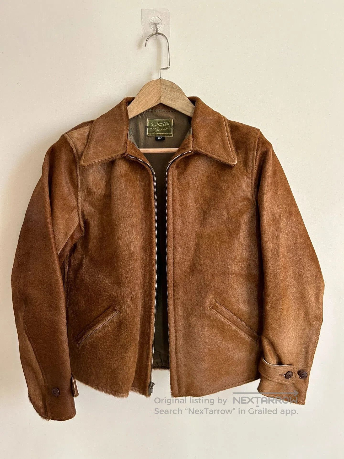 The Real McCoy's rare joe mccoy 1930 horsehair leather jacket. Size US M / EU 48-50 / 2 - 1 Thumbnail