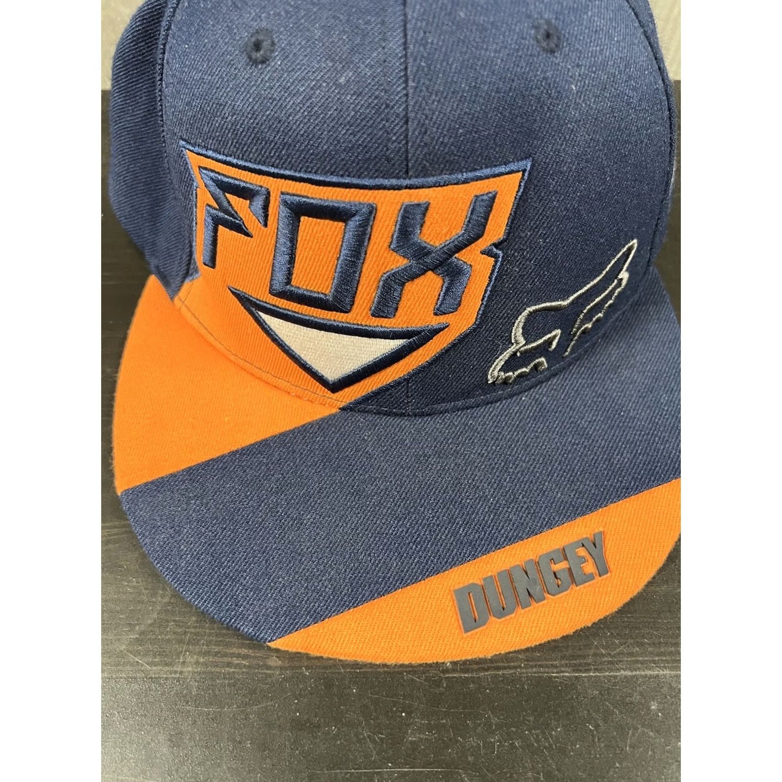Fox Racing Fox Racing Snapback Hat Motocross Orange Navy Dungey #5 Pro Rare OSFA Men Hat Size ONE SIZE - 2 Thumbnail