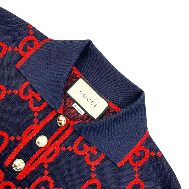 Gucci Gucci Old flower full-print color-blocked knitted dress Size S / US 4 / IT 40 - 3 Thumbnail