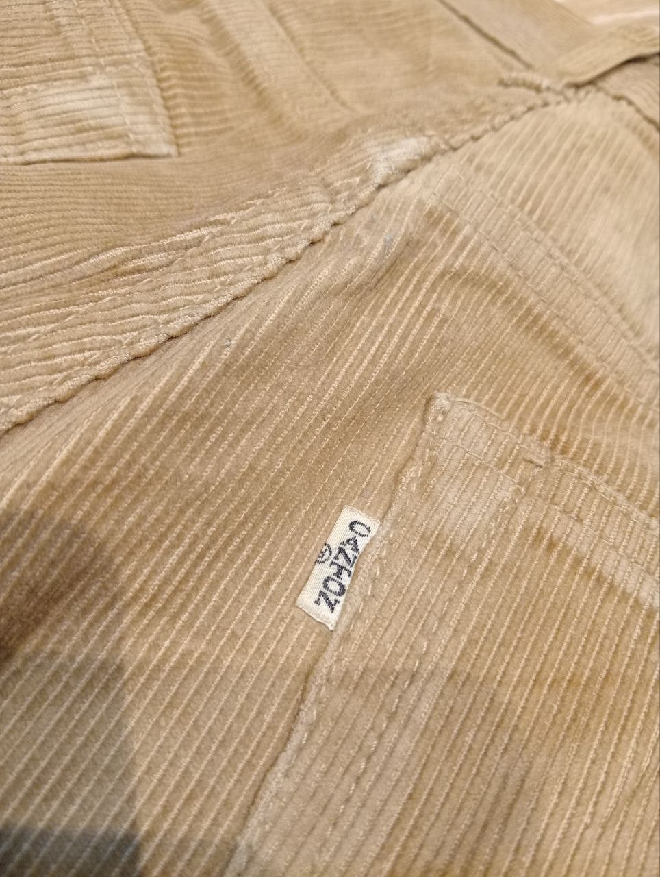 Vintage CANTON LOT 518 SANFORIZED UNION MADE CORDUROY PANTS Size US 30 / EU 46 - 10 Thumbnail