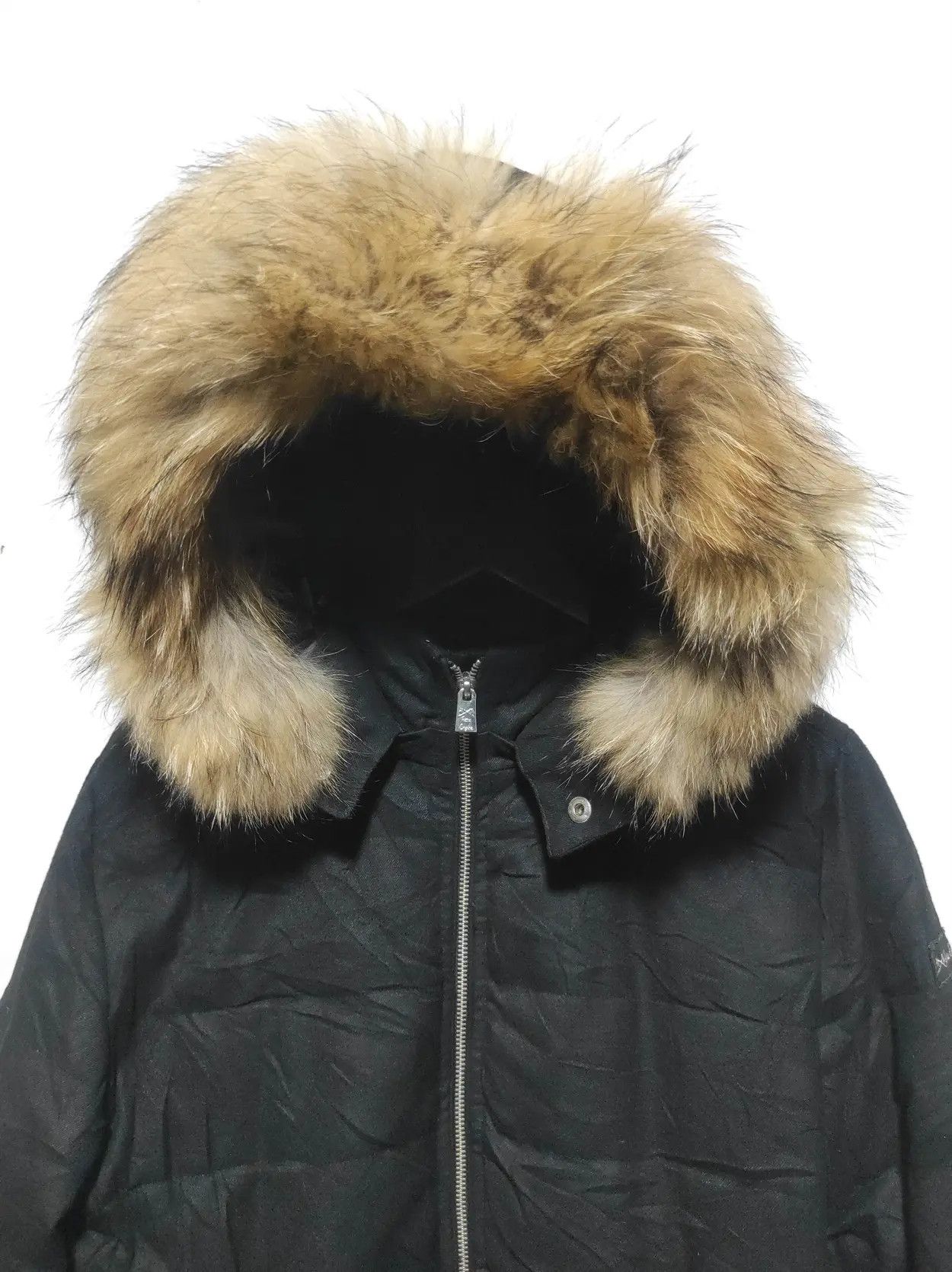 Retro Engine Double Zipper Fur Hoodie Jacket LGB style