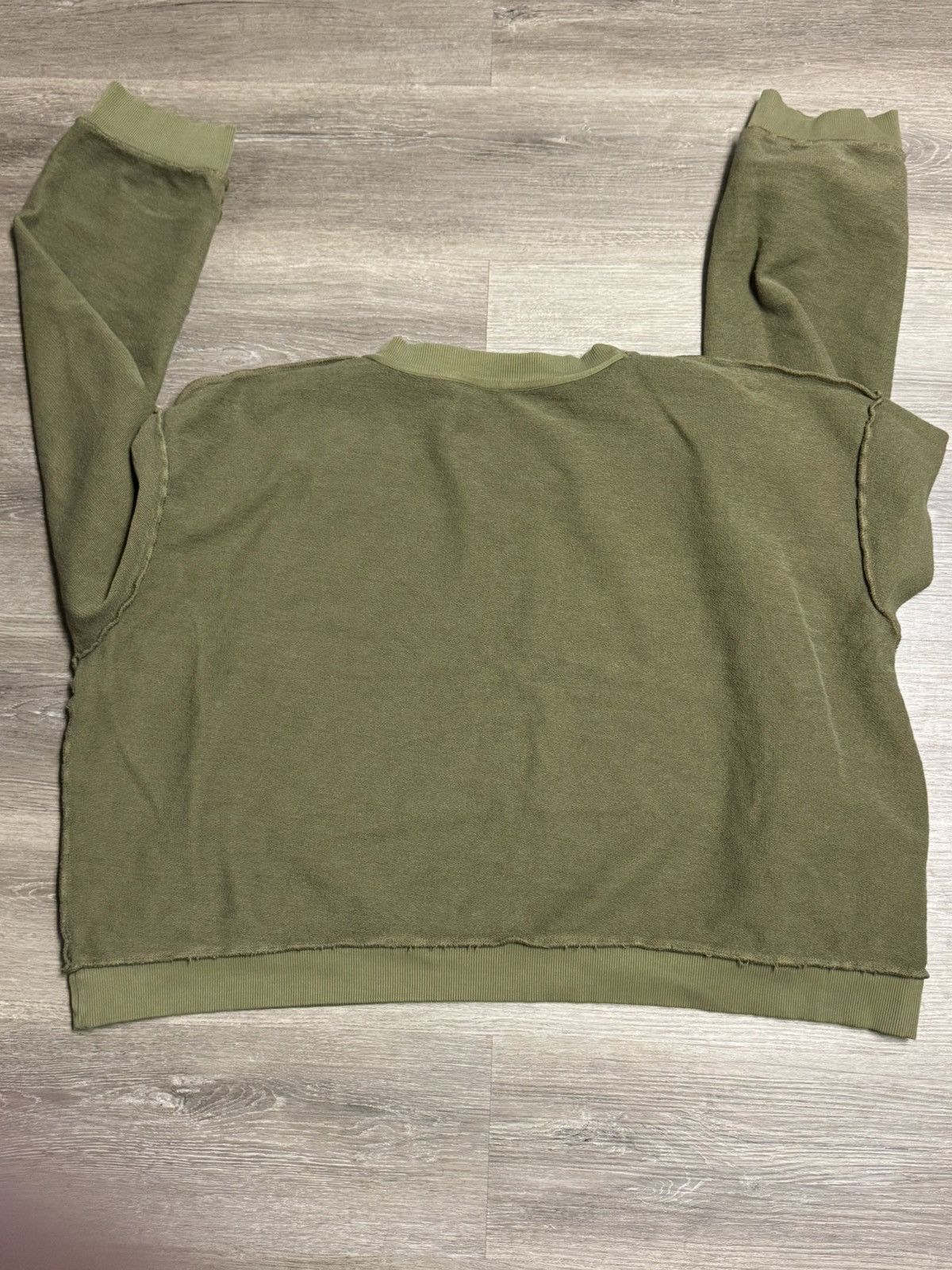 Sangiev Sangiev Reversible Pillars Cropped Sweatshirt Size US XL / EU 56 / 4 - 3 Thumbnail