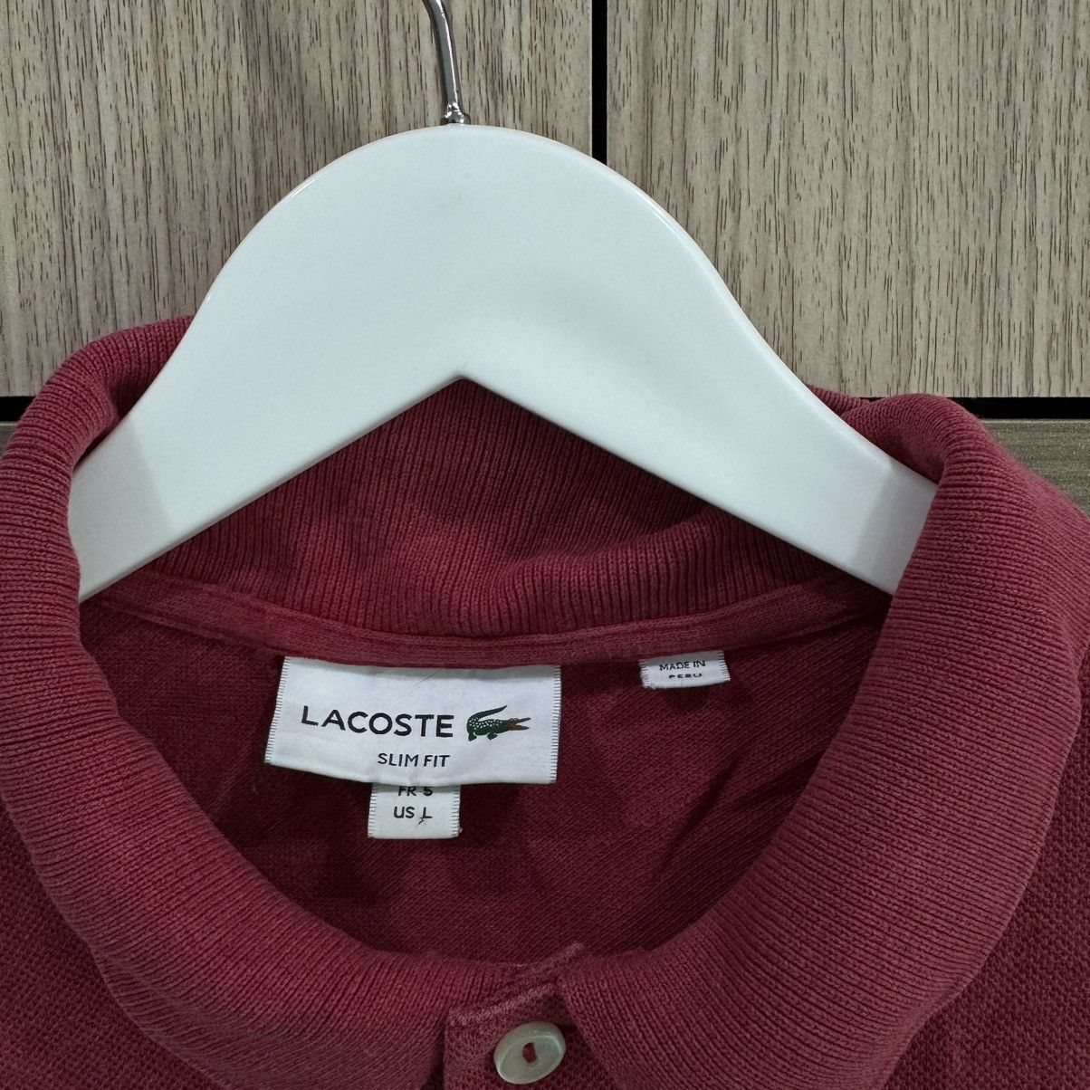 Lacoste Lacoste VINTAGE Plain Polo Shirt Size US M / EU 48-50 / 2 - 4 Thumbnail