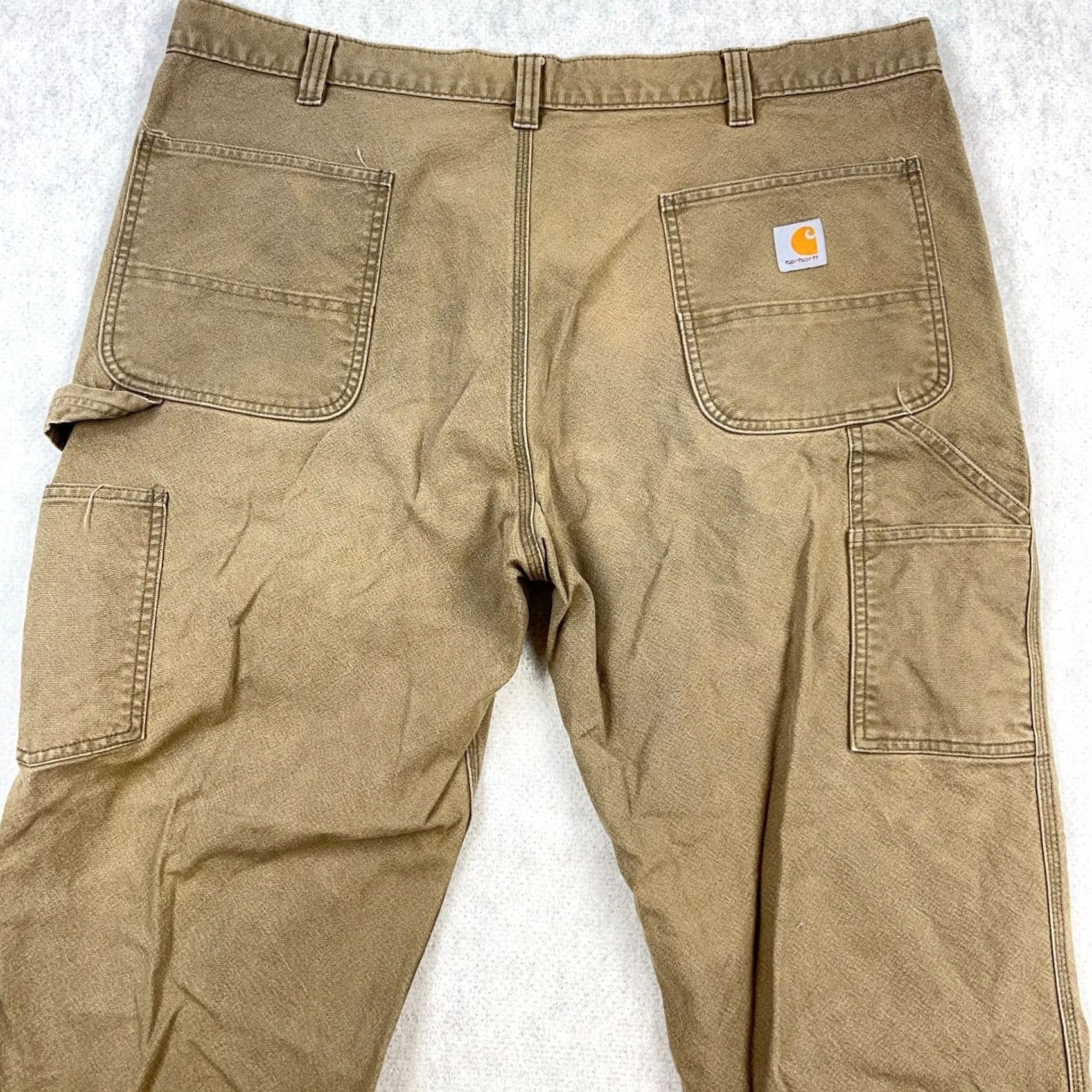 Carhartt Carhartt Pants Men 42x30 Carpenter Duck Canvas Baggy Faded Distressed Relaxed - Used Size US 42 / EU 58 - 3 Thumbnail
