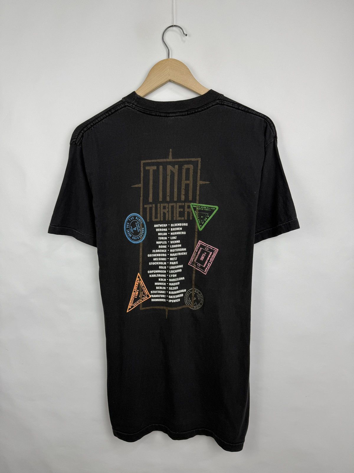 Band Tees 🇺🇸 Vintage 80s Tina Turner Foreign Affair Tour T-Shirt Retro Size US M / EU 48-50 / 2 - 11 Thumbnail