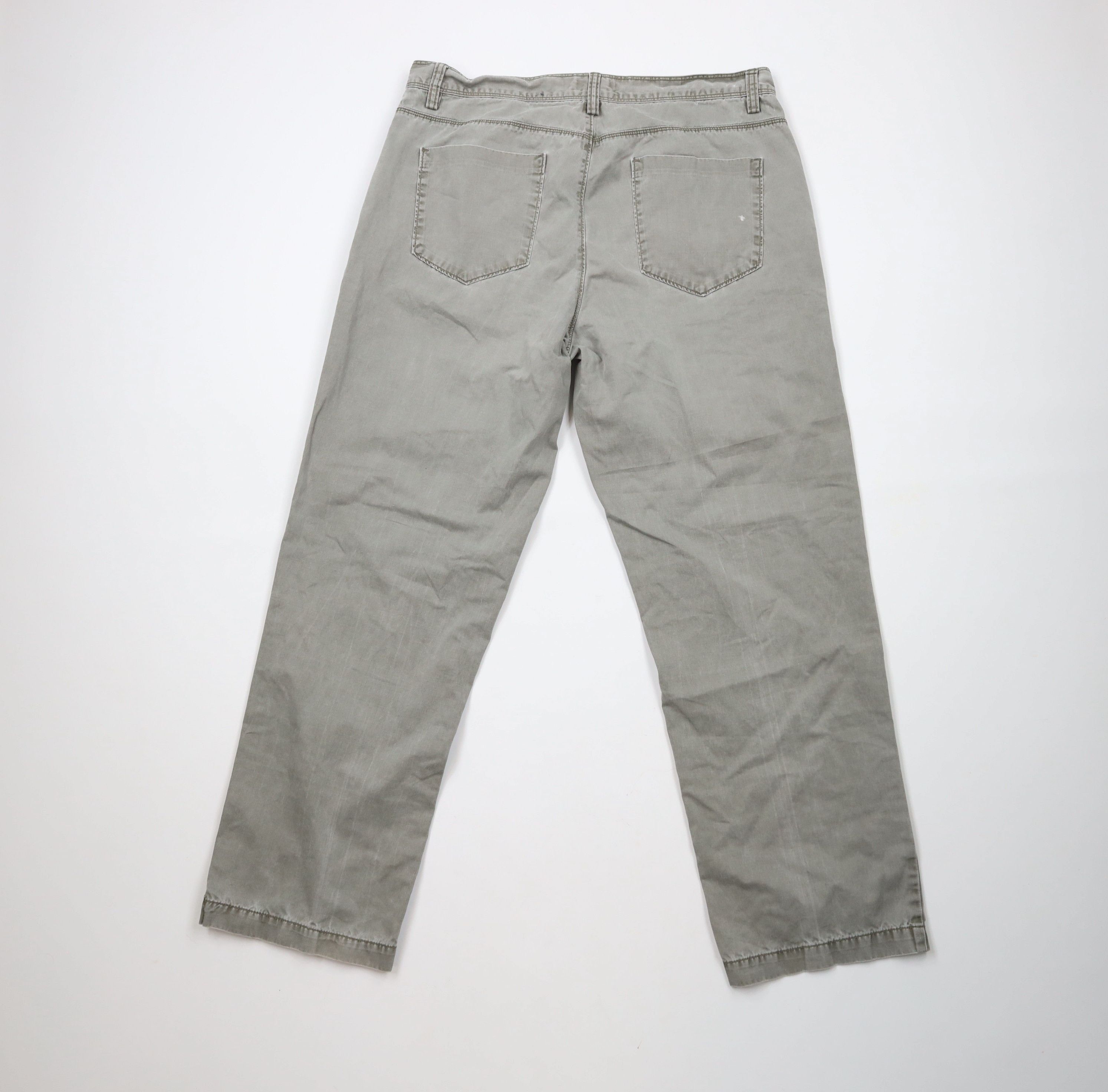 Calvin Klein × Vintage Vintage Y2K Calvin Klein Stonewash Pigment Dye Pants Green Size US 34 / EU 50 - 8 Thumbnail