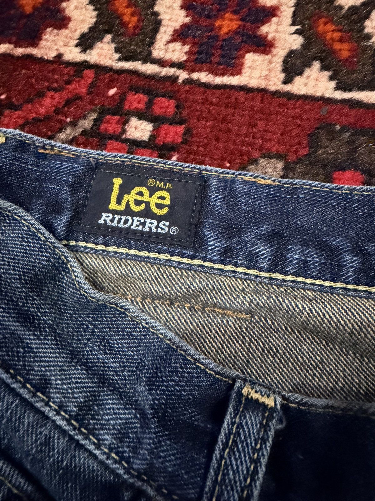 Lee Distressed Lee Riders Japan Denin Straight Cut Size US 34 / EU 50 - 3 Thumbnail