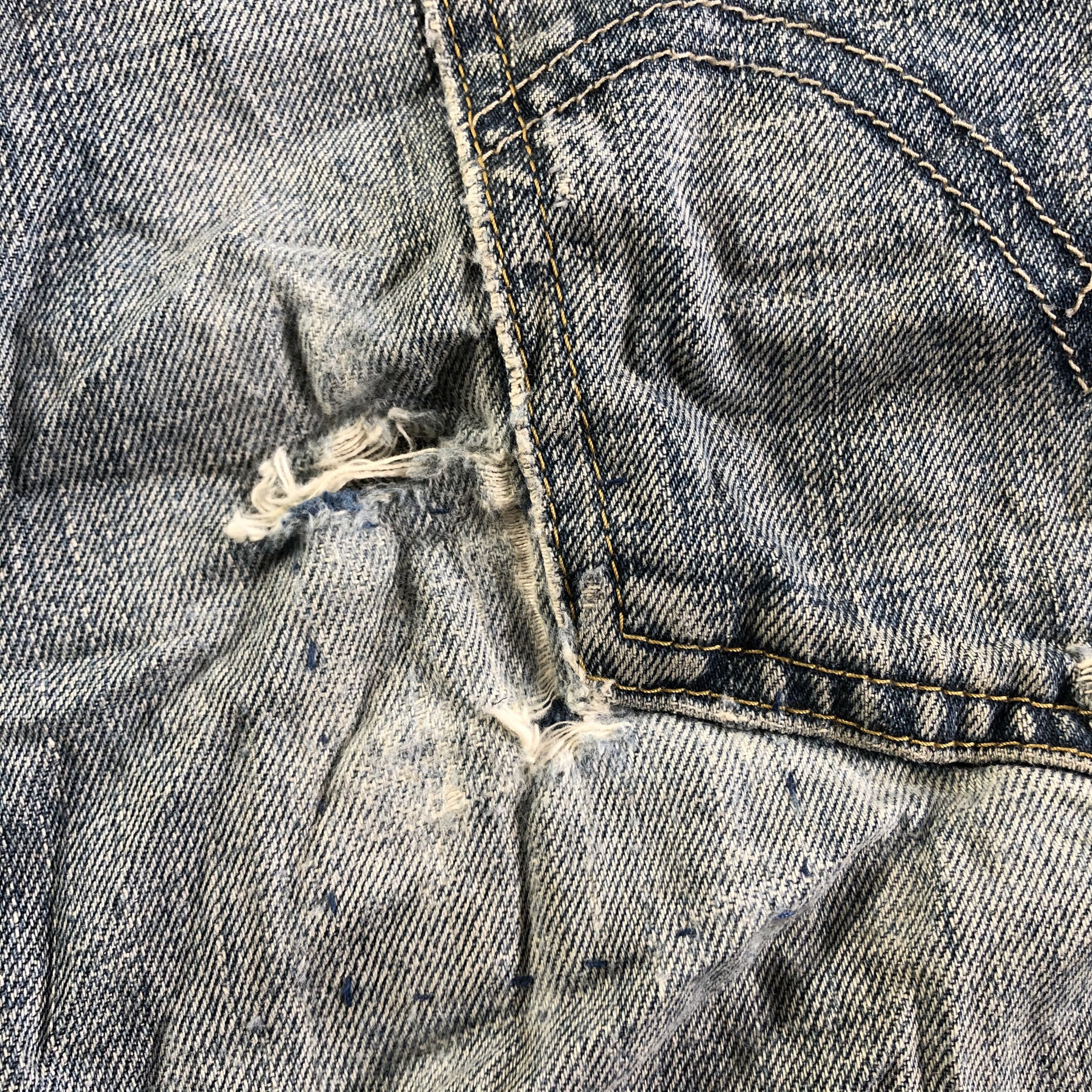 Levi's Vintage Distress Levis 503 Jeans KJ3123 Size US 32 / EU 48 - 9 Thumbnail