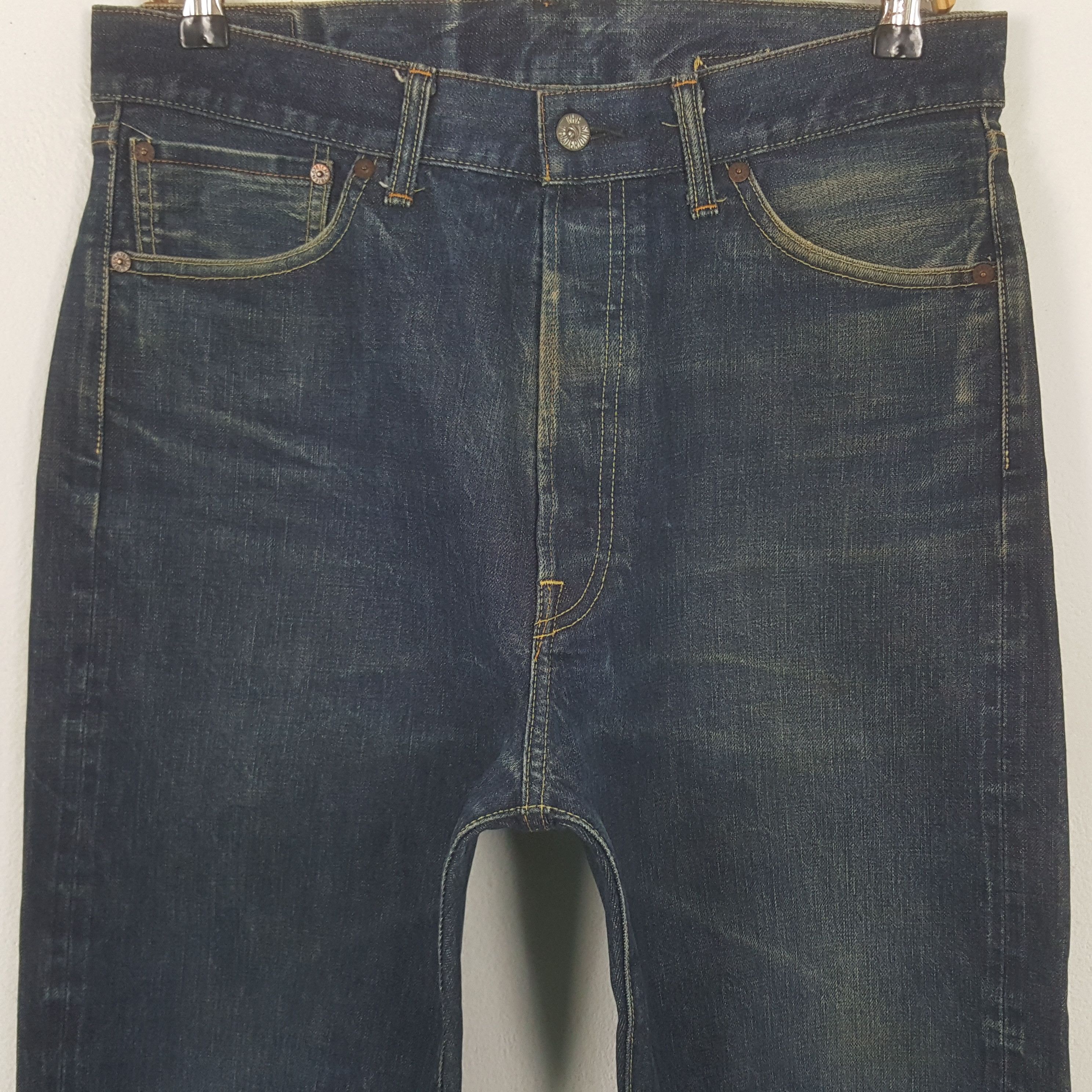 Tenderloin Vintage The Tenderloin Selvedge Baggy Denim Jeans RR13 Size US 32 / EU 48 - 2 Thumbnail