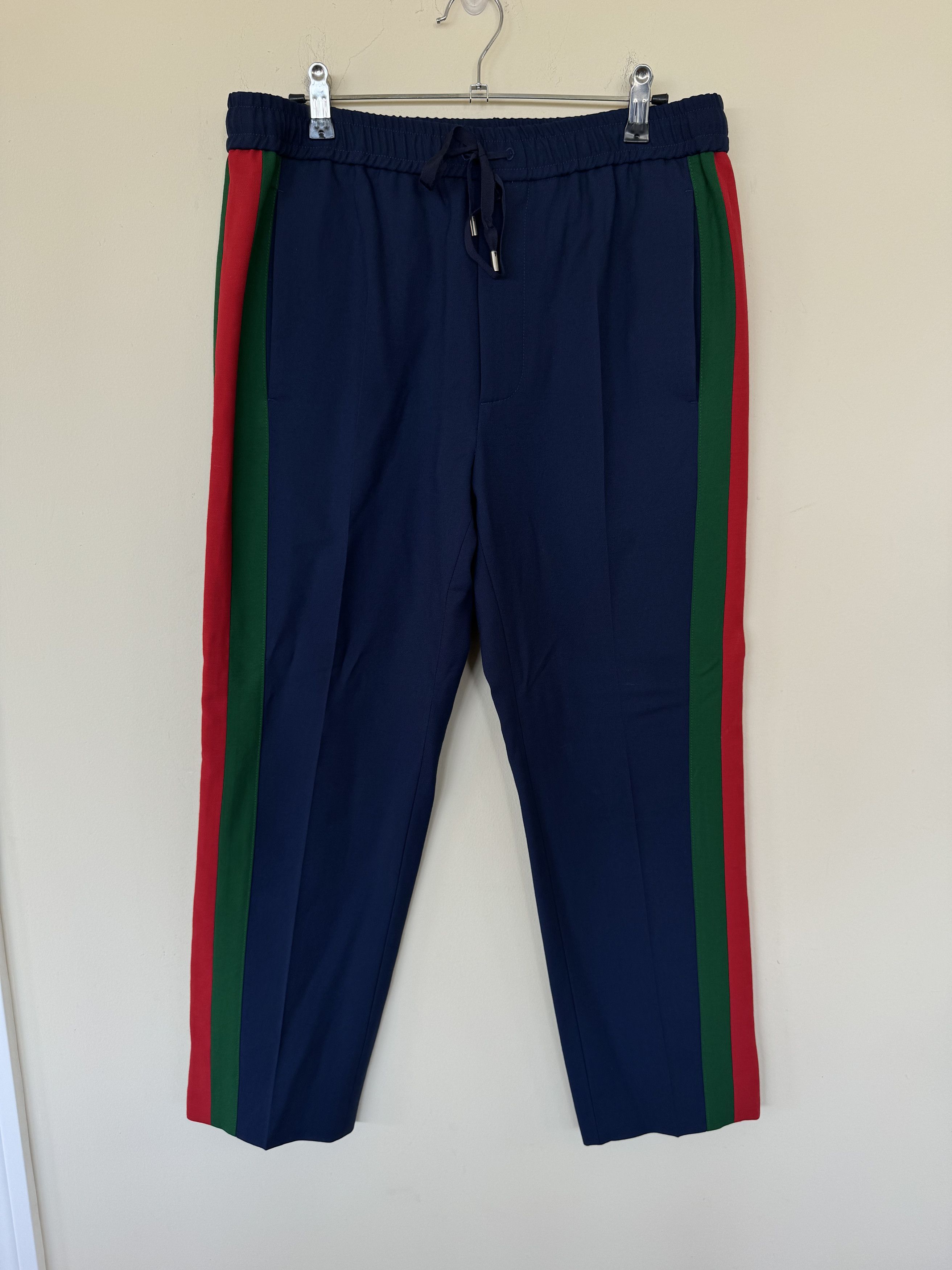 image of Gucci Trousers in Navy, Men's (Size 30)