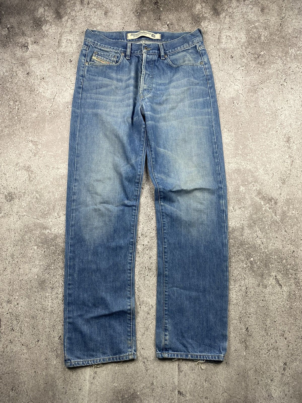 Diesel × Japanese Brand × Junya Watanabe Vintage Diesel Junya Watanabe Baggy distressed Japan jeans😊 Size US 38 / EU 54 - 3 Thumbnail