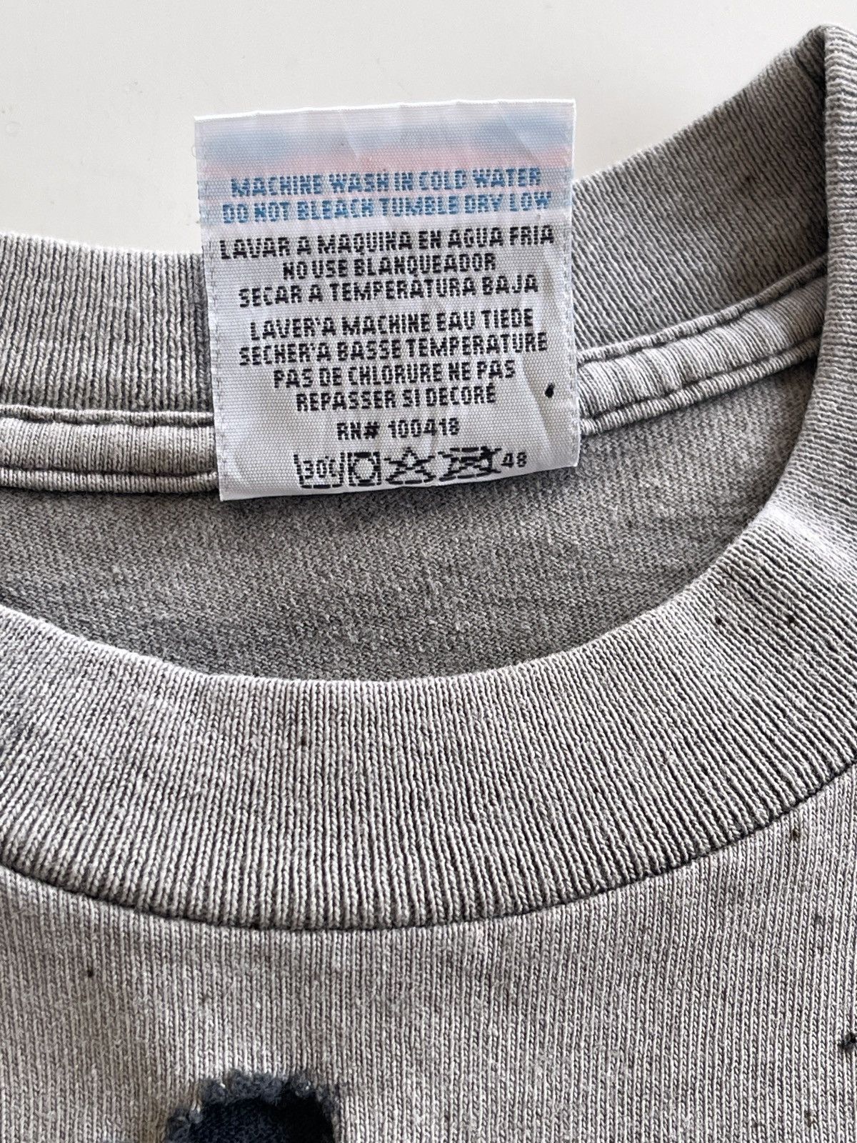 Vintage Destroyed!!! Crazy Distressed Grunge Sunfaded Pro Club Shirt Size US L / EU 52-54 / 3 - 20 Thumbnail