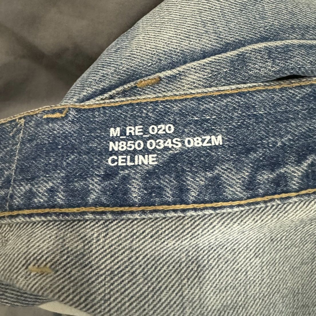 Celine × Hedi Slimane FW22 Zuma Wash Wesley Denim sz28 (fits for sz29/30) Size US 28 / EU 44 - 5 Thumbnail