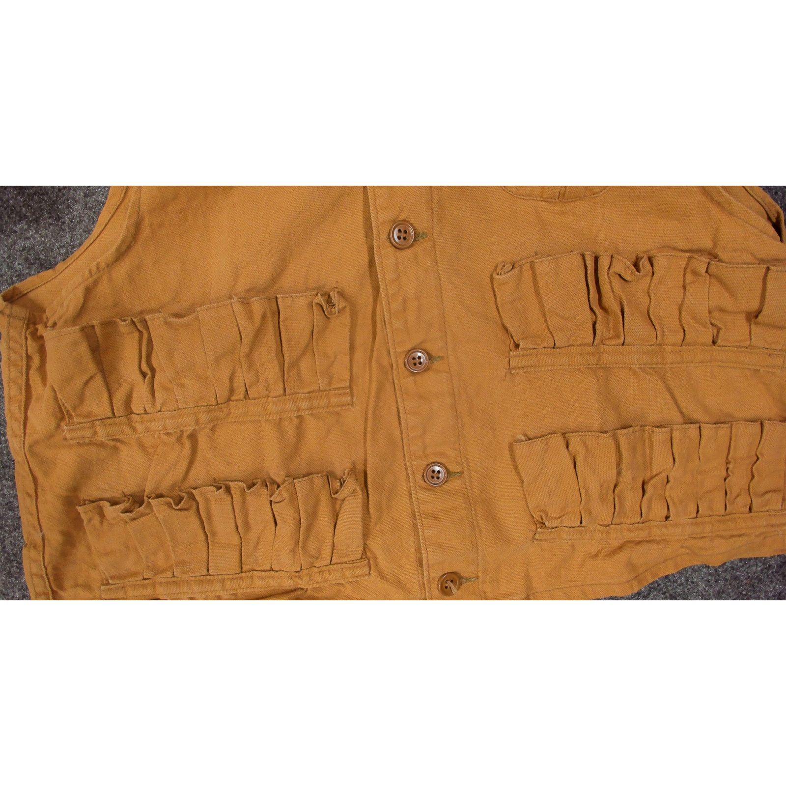 Vintage Vintage Westerners Mustard Canvas Hunting Vest M Size US M / EU 48-50 / 2 - 3 Thumbnail