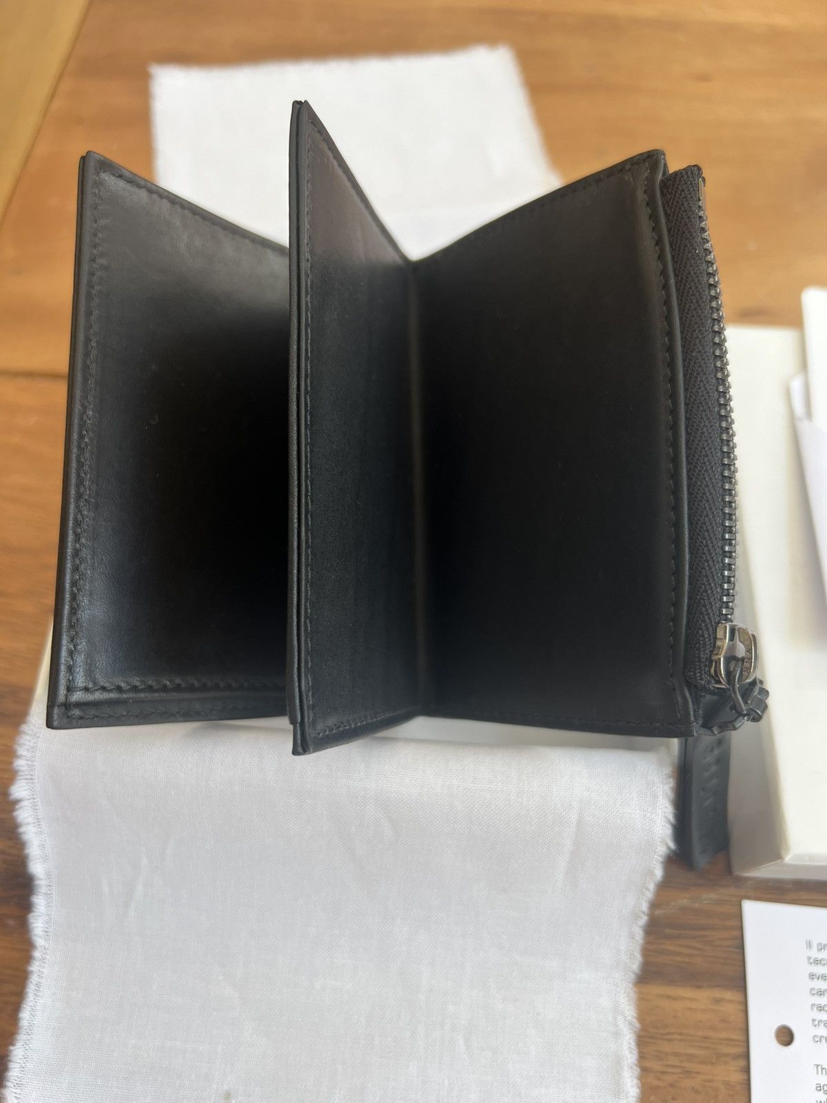 Maison Margiela Maison Margiela Wallets Black Leather Unisex Card Holder Size ONE SIZE - 10 Thumbnail