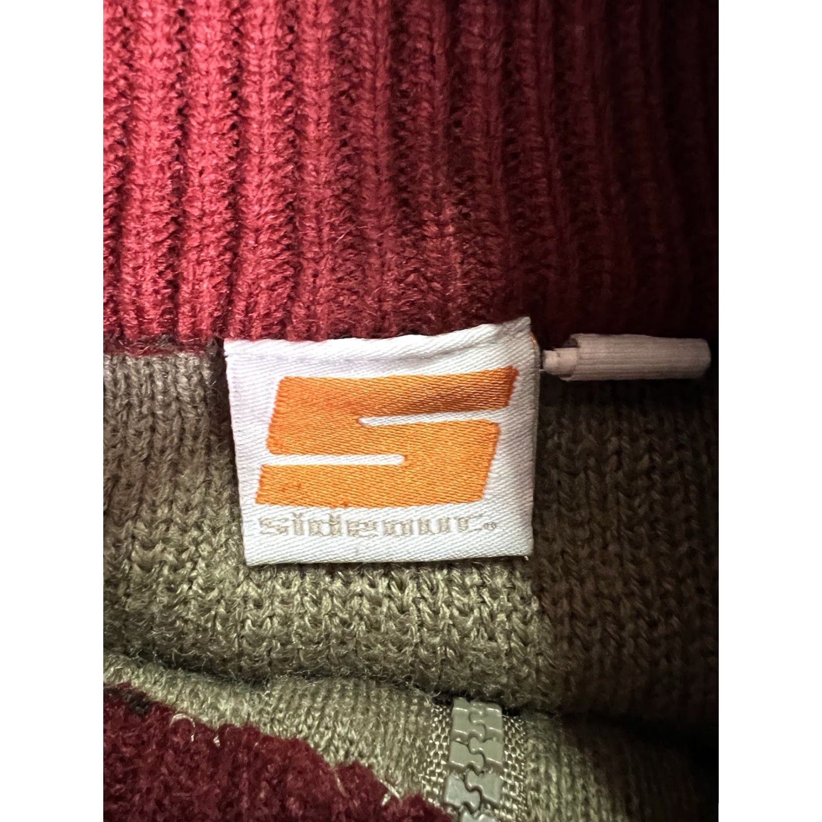 Sideout VINTAGE Sideout Full Zip Fleece Knit Sweater XL Brown Grunge 90s Y2K Mens Size US XL / EU 56 / 4 - 5 Thumbnail